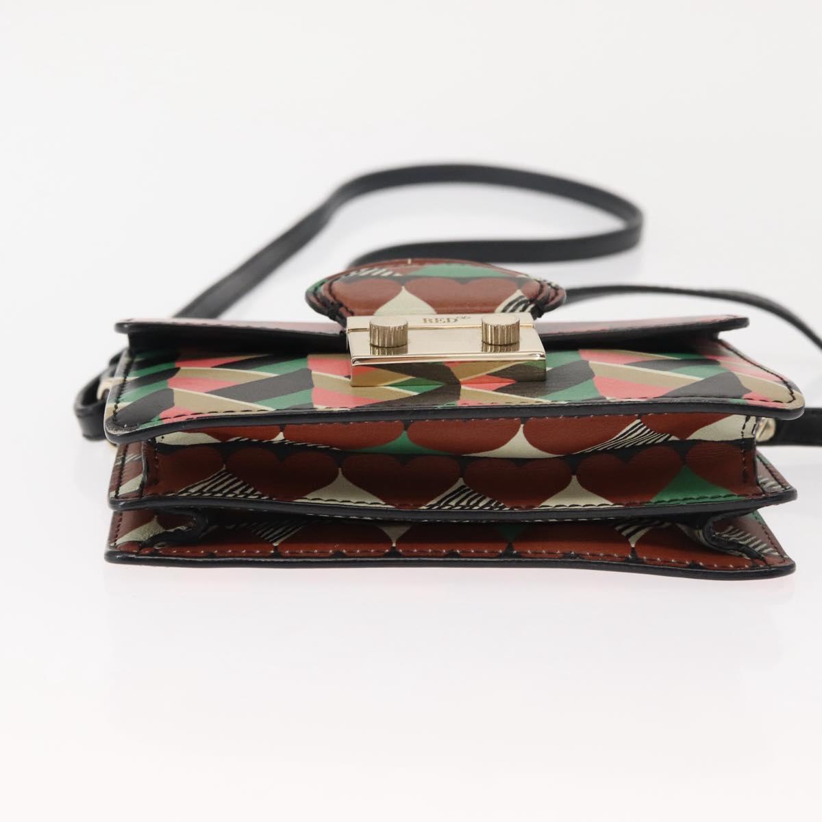 RED VALENTINO Shoulder Bag Leather Multicolor Gold Auth bs29441 - Jerrillo image 9