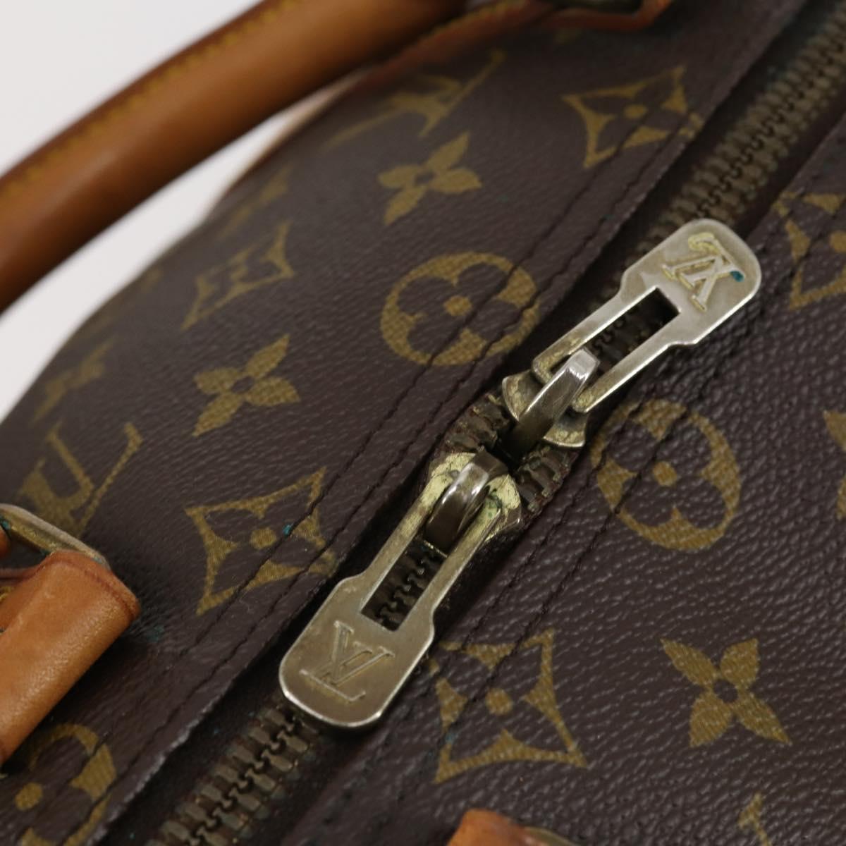 LOUIS VUITTON Monogram Keepall 55 Boston Bag M41424 LV Auth bs30067 - Jerrillo image 9