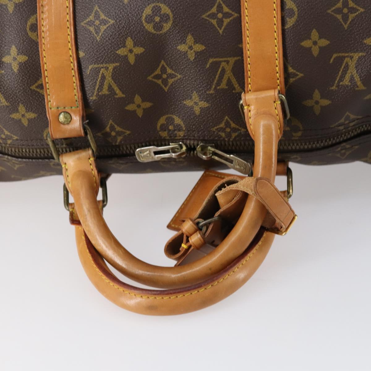 LOUIS VUITTON Monogram Keepall 55 Boston Bag M41424 LV Auth bs30067 - Jerrillo image 7