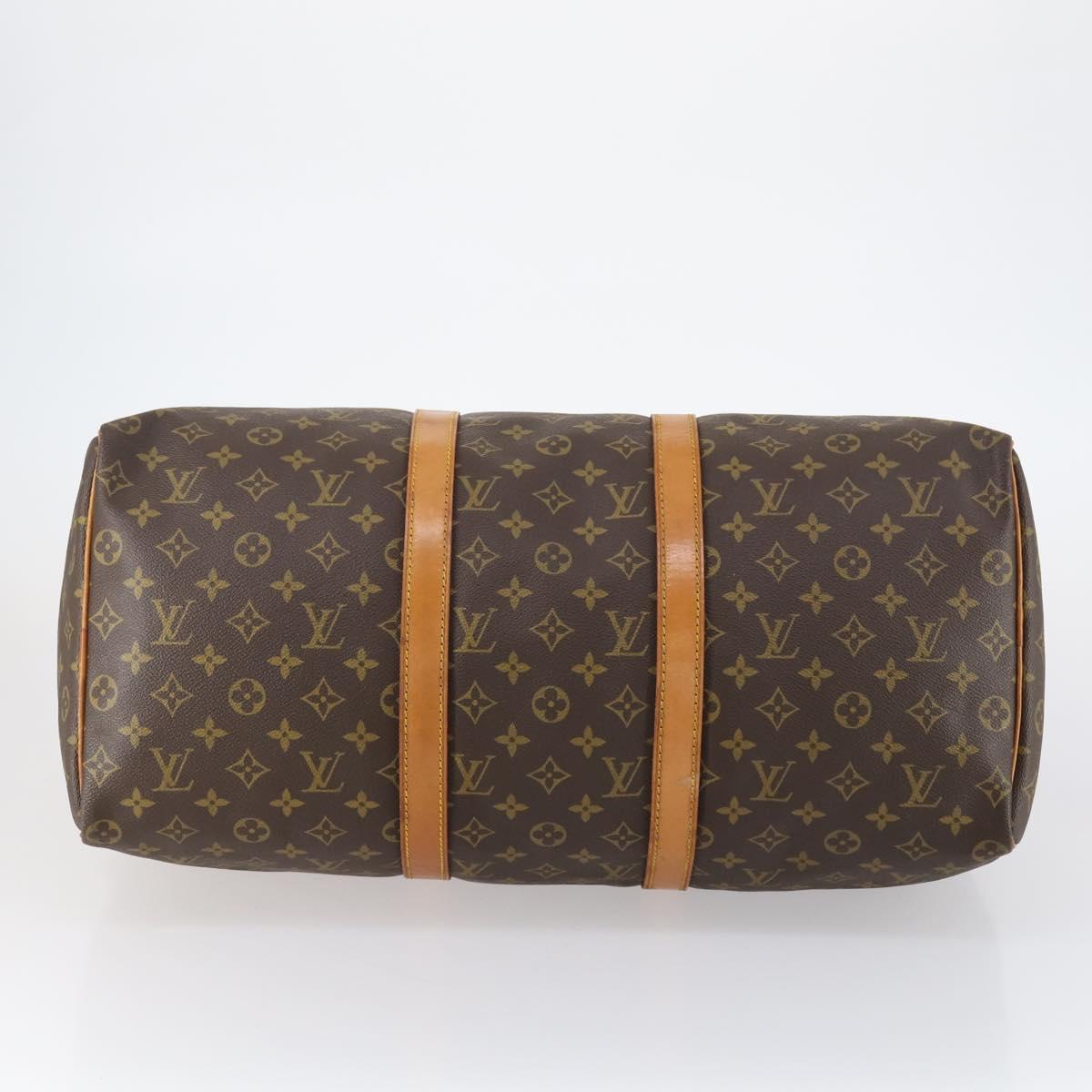 LOUIS VUITTON Monogram Keepall 55 Boston Bag M41424 LV Auth bs30067 - Jerrillo image 5