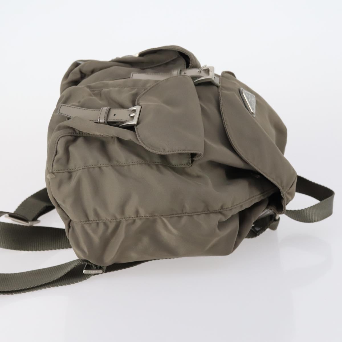PRADA Backpack Nylon Gray Silver Auth bs30075 - Jerrillo image 4