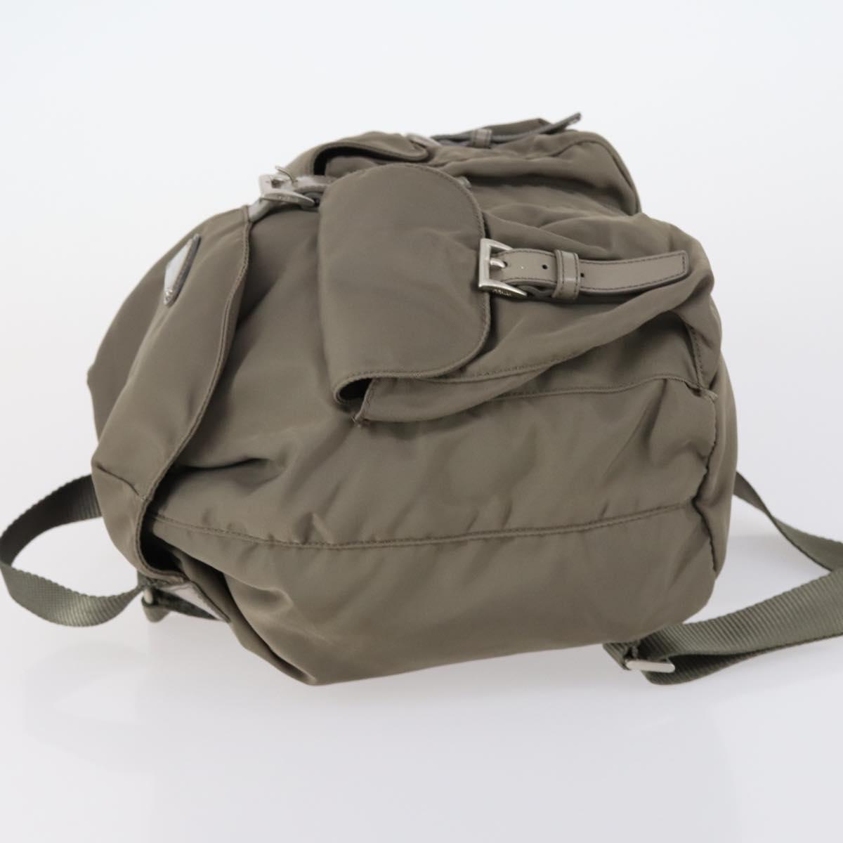 PRADA Backpack Nylon Gray Silver Auth bs30075 - Jerrillo image 5