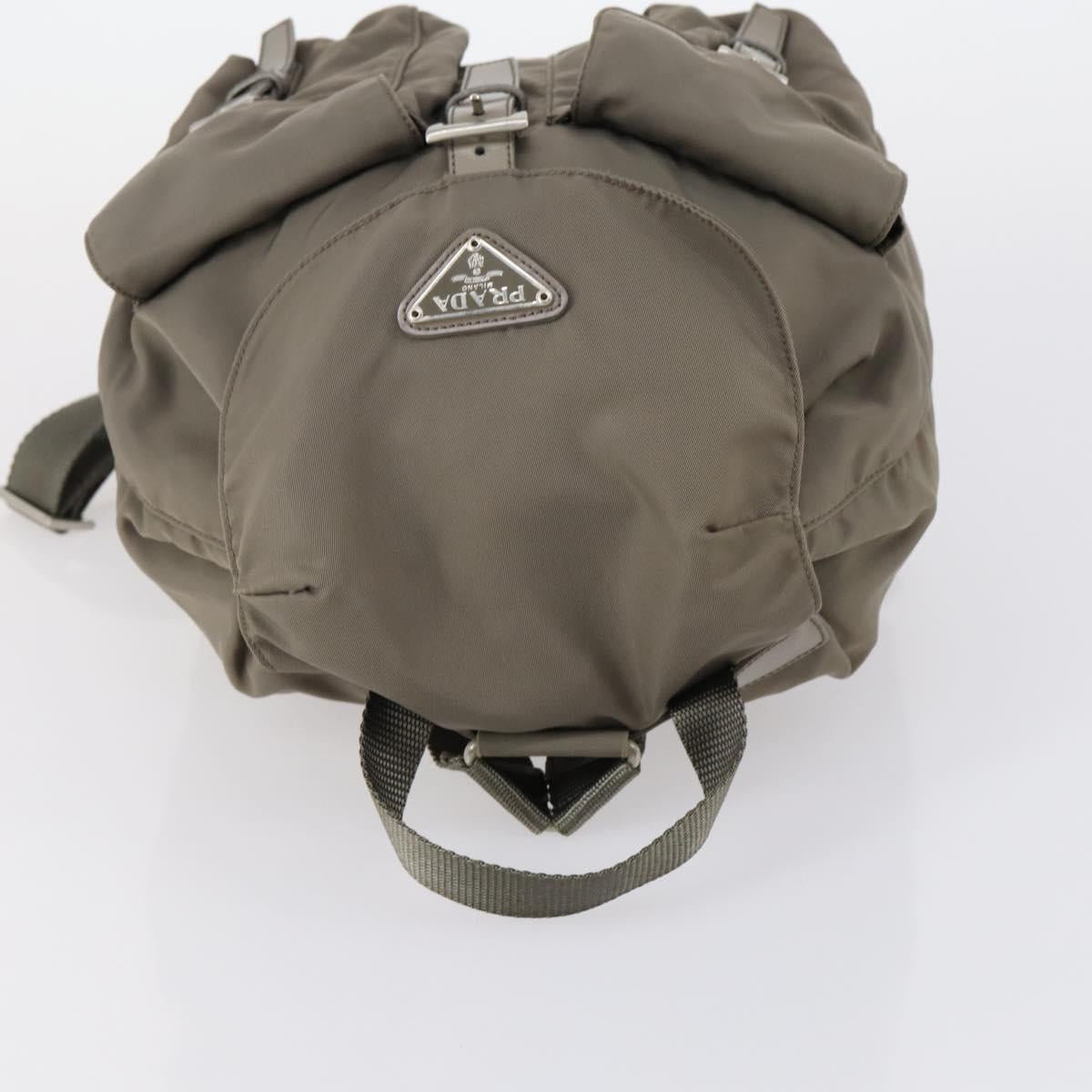 PRADA Backpack Nylon Gray Silver Auth bs30075 - Jerrillo image 6