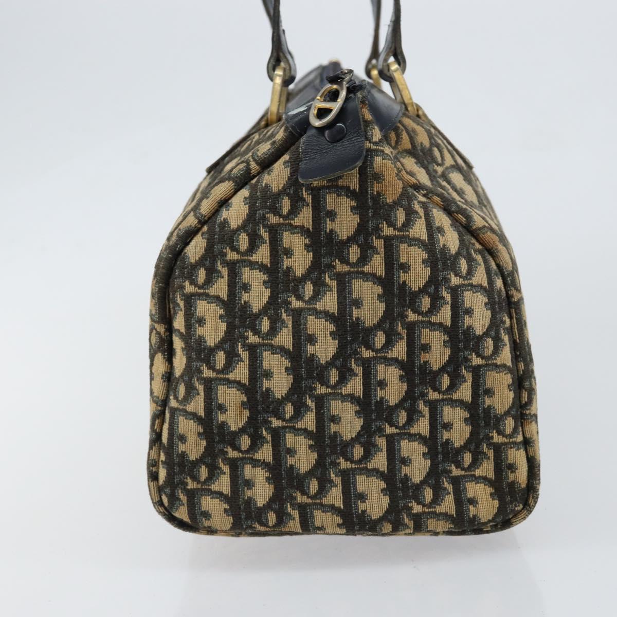 Christian Dior Trotter Canvas Boston Bag Navy Auth bs30562 - Jerrillo image 4