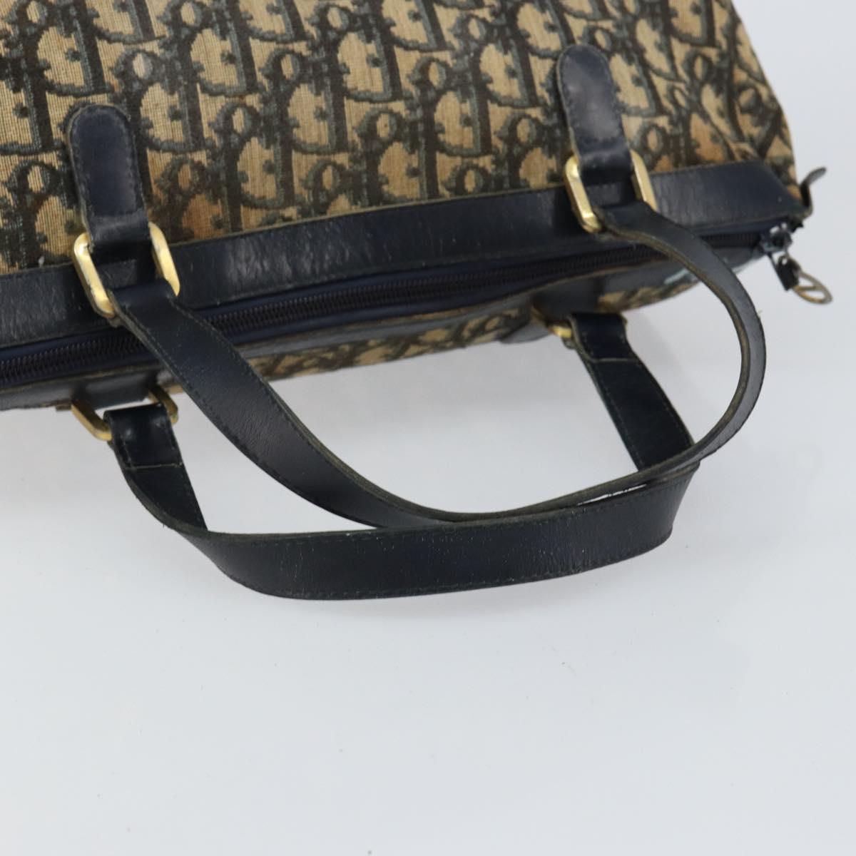 Christian Dior Trotter Canvas Boston Bag Navy Auth bs30562 - Jerrillo image 7