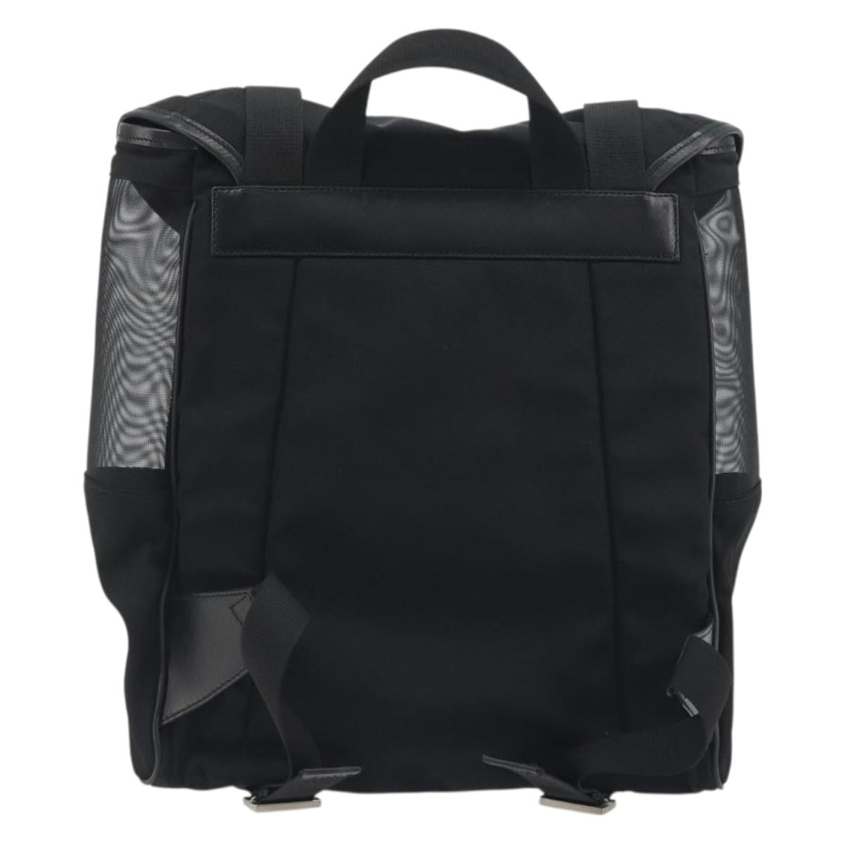 GUCCI Backpack Canvas Black Silver 019 0353 Auth bs36440 - Jerrillo image 2