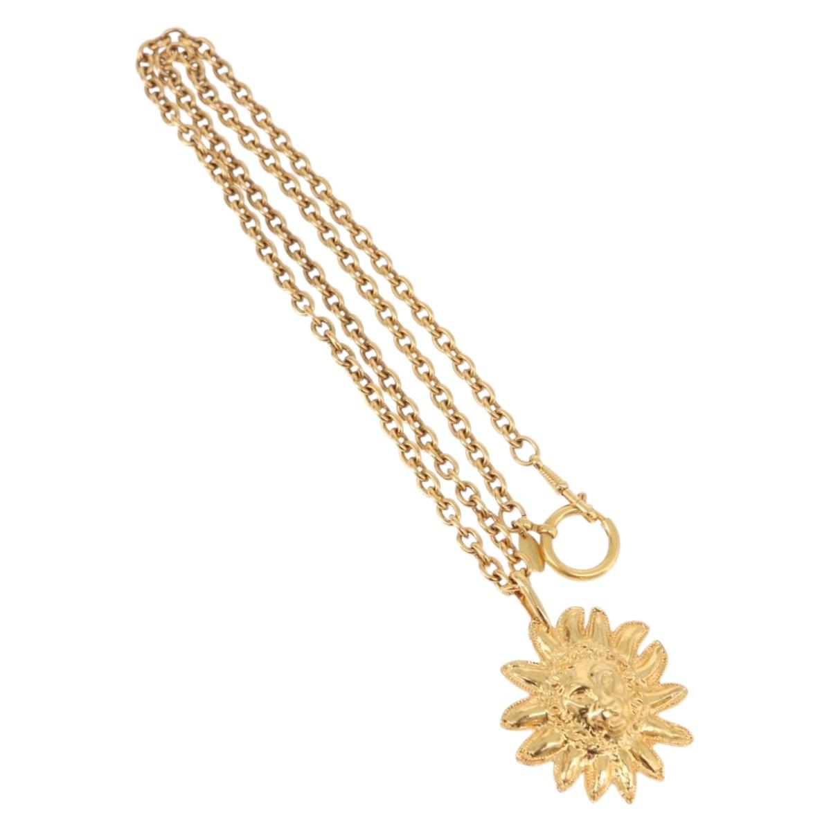 CHANEL Necklace Metal Gold Tone CC Auth bs36542V - Jerrillo image 2