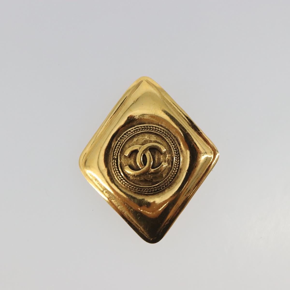 CHANEL Brooch Metal Gold Tone CC Auth bs36545 - Jerrillo image 2