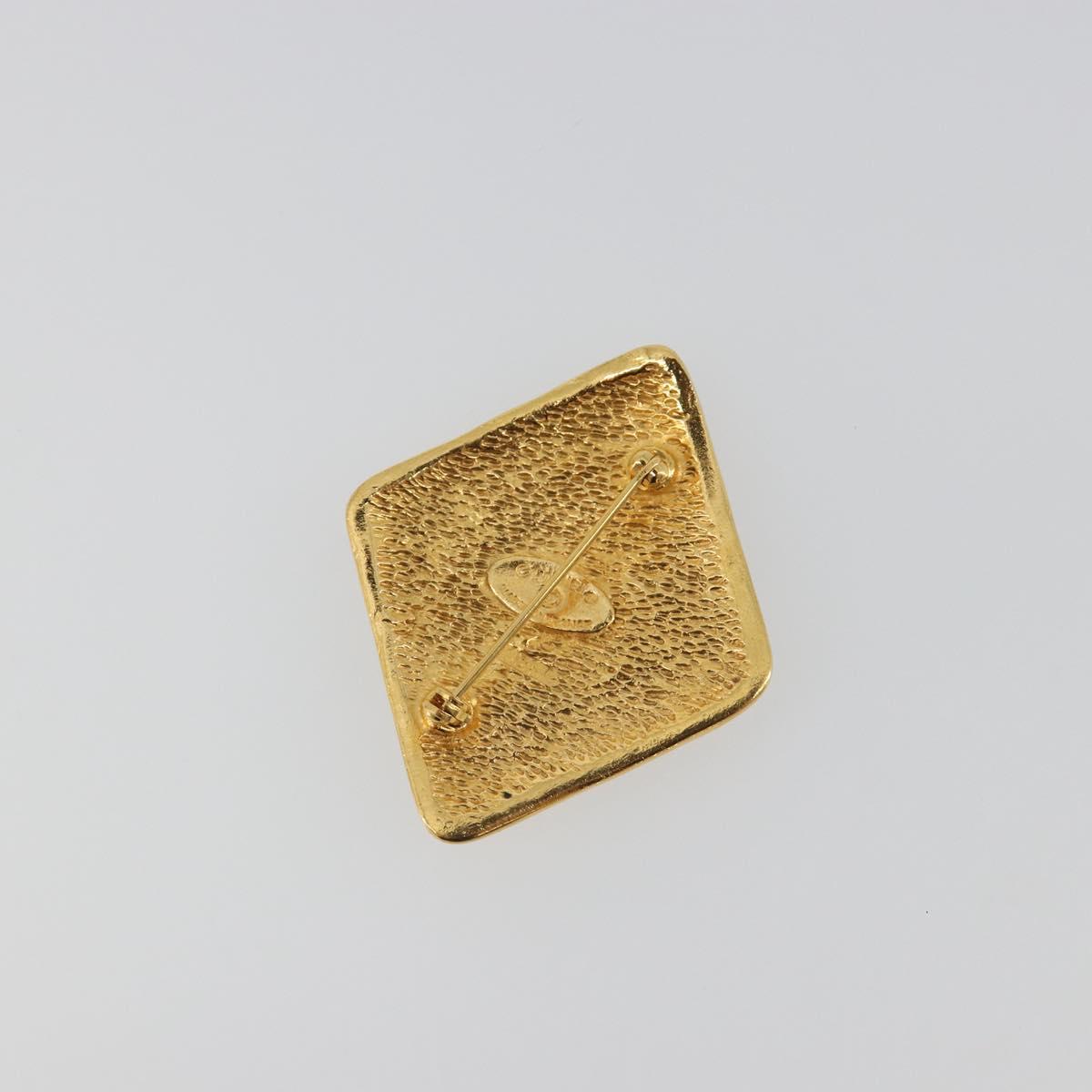 CHANEL Brooch Metal Gold Tone CC Auth bs36545 - Jerrillo image 3