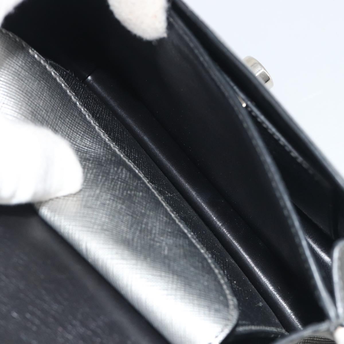 PRADA Shoulder Bag Saffiano leather Silver Auth bs36601 - Jerrillo image 10