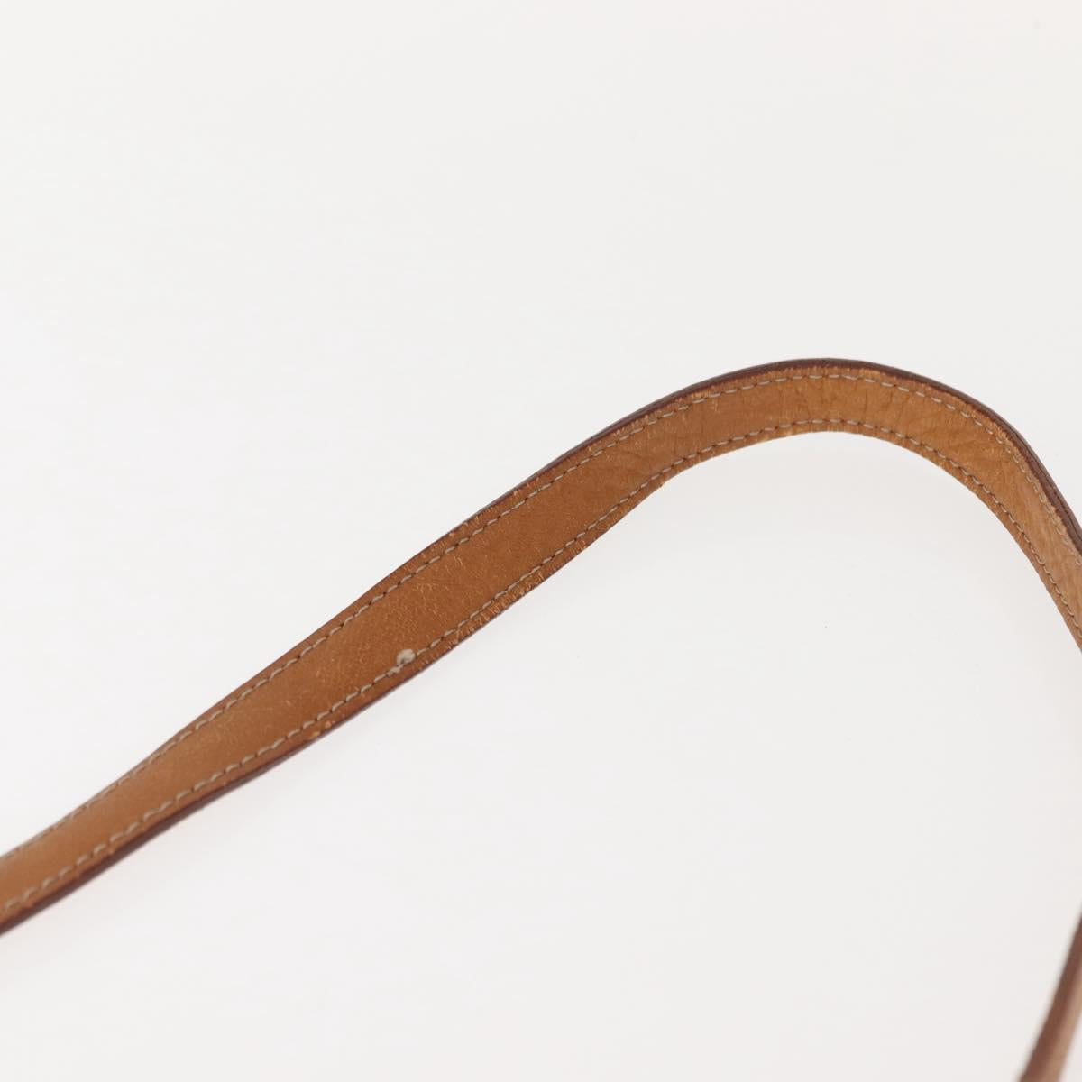 CELINE Macadam Canvas Shoulder Bag PVC Brown Gold Auth ep11522 - Jerrillo image 8