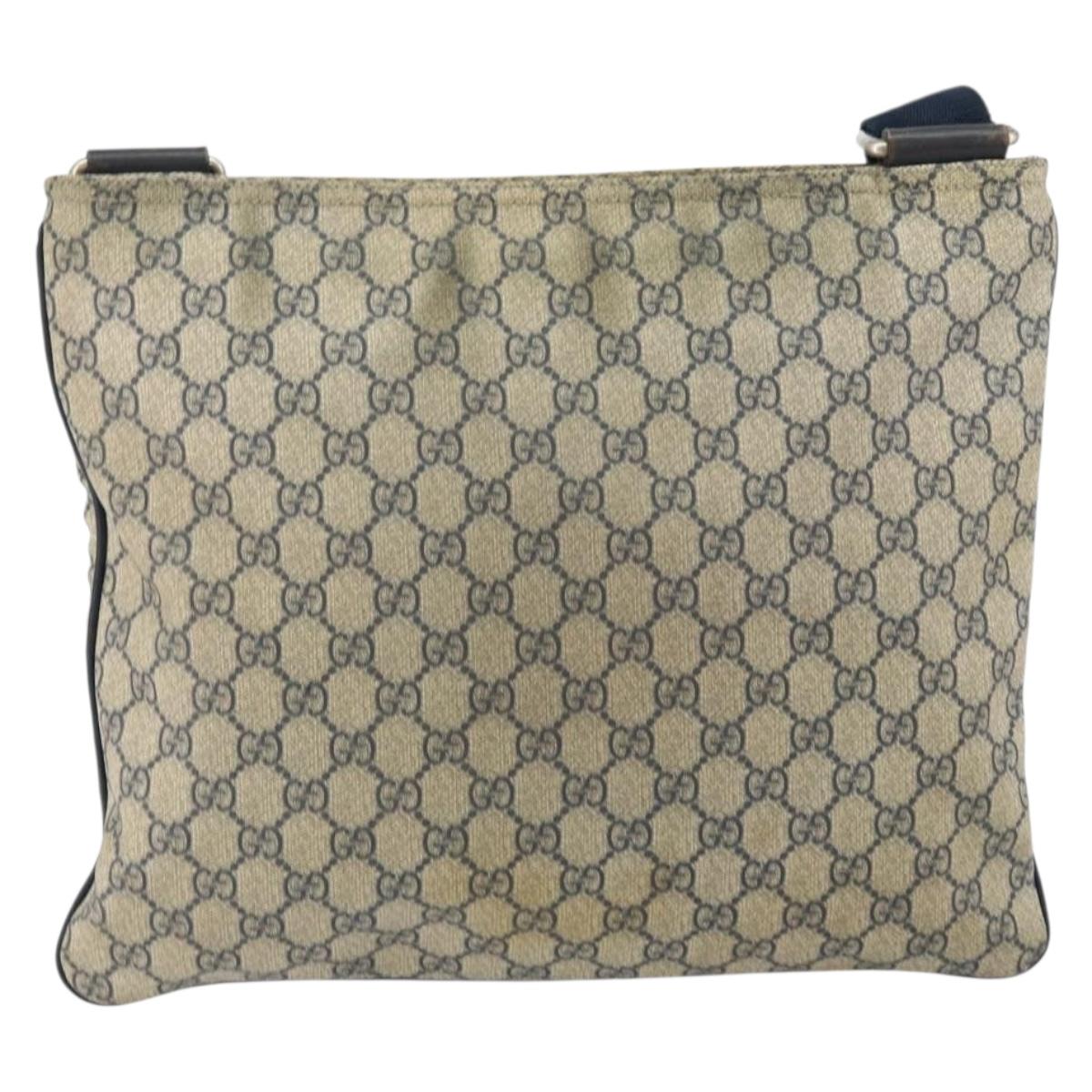 GUCCI GG Supreme Shoulder Bag PVC Navy 201446 Auth ep11575 - Jerrillo image 3