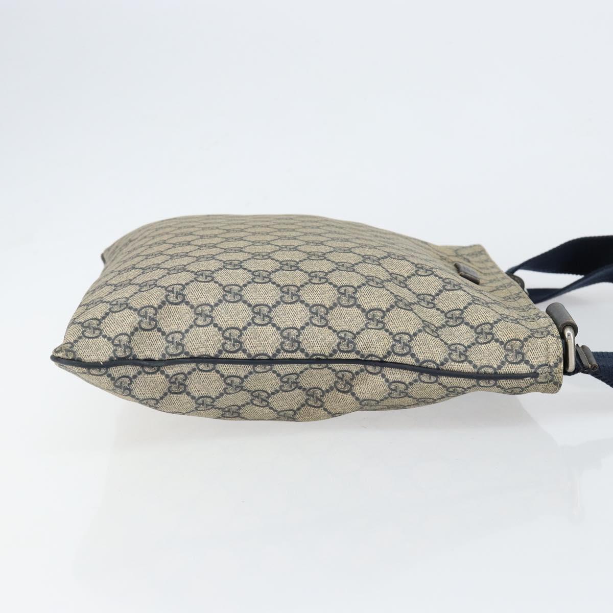GUCCI GG Supreme Shoulder Bag PVC Navy 201446 Auth ep11575 - Jerrillo image 4