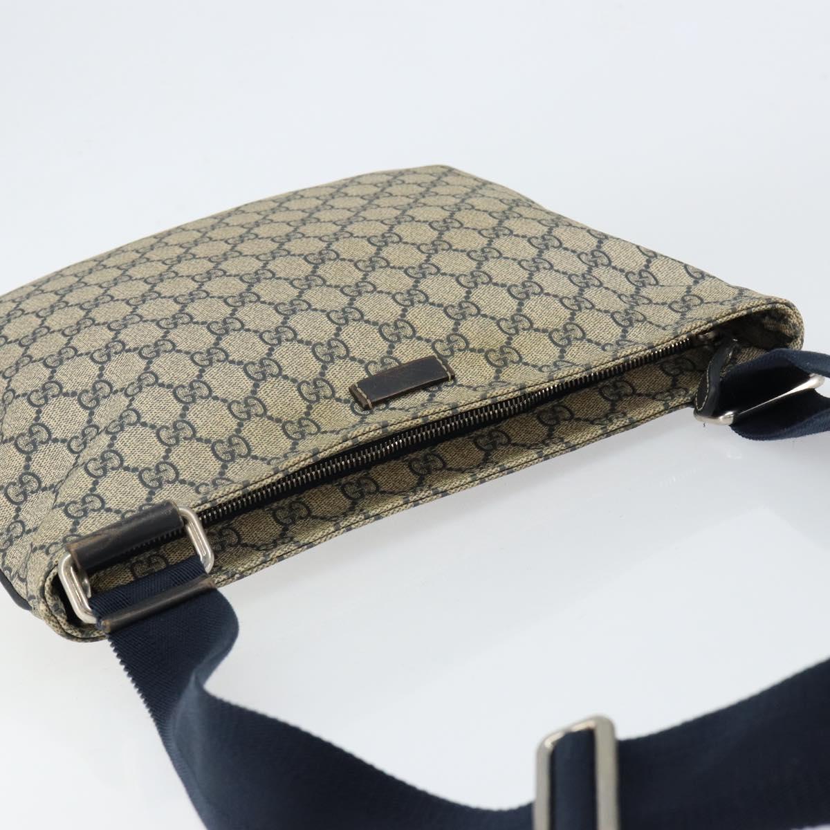 GUCCI GG Supreme Shoulder Bag PVC Navy 201446 Auth ep11575 - Jerrillo image 6