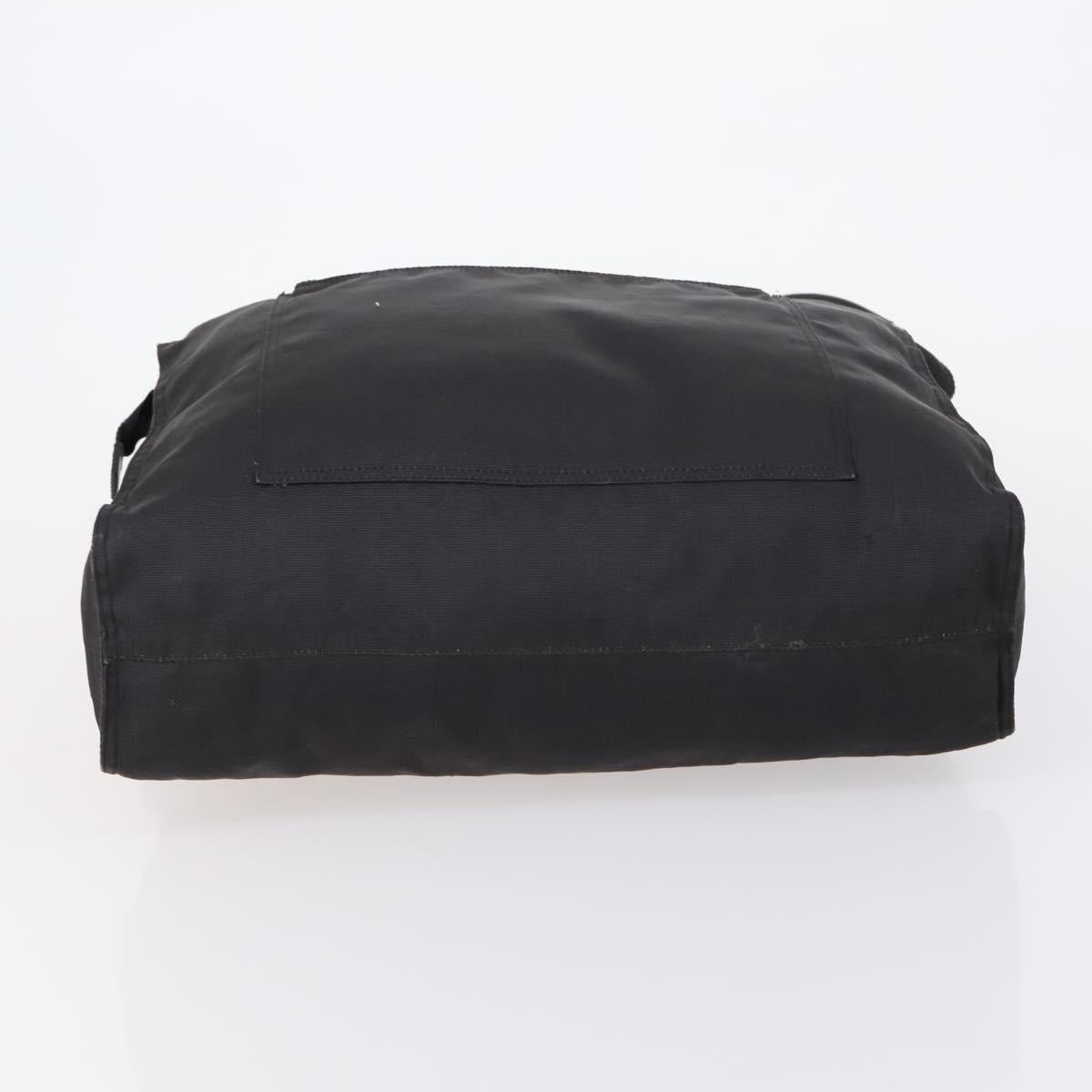 FENDI Tote Bag Nylon Black Silver Auth ep11611 - Jerrillo image 5