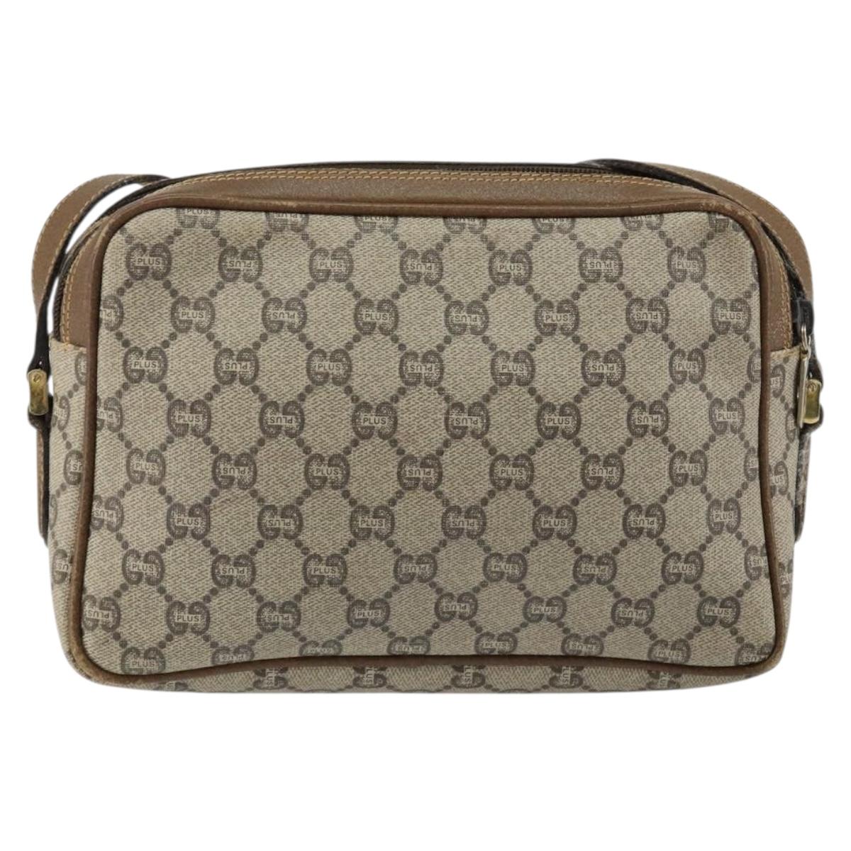 GUCCI GG Plus Supreme Shoulder Bag PVC Beige Gold Auth ep11624 - Jerrillo image 2