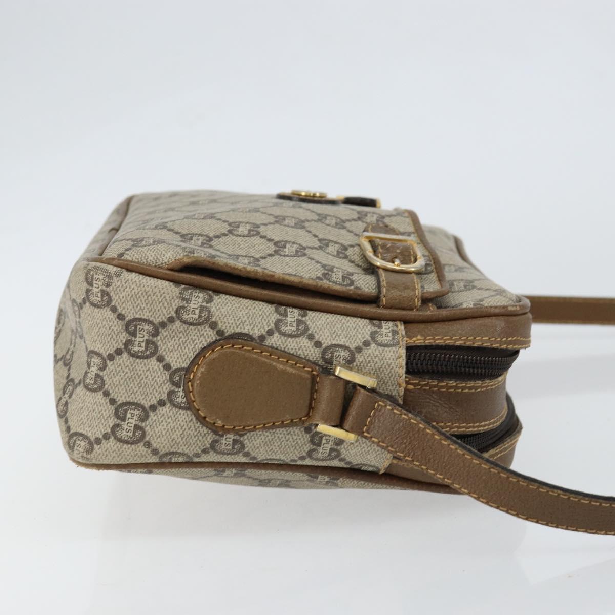 GUCCI GG Plus Supreme Shoulder Bag PVC Beige Gold Auth ep11624 - Jerrillo image 3