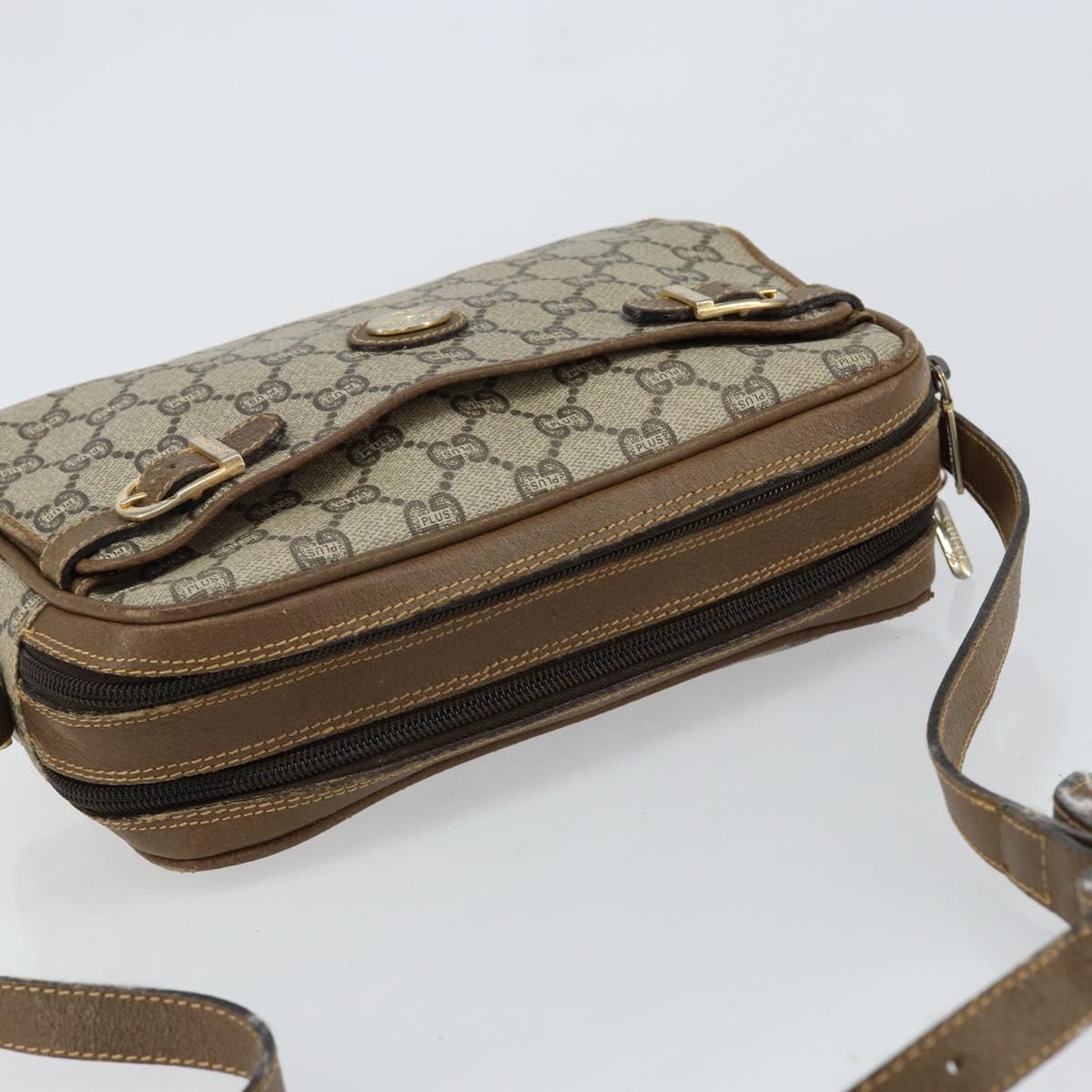 GUCCI GG Plus Supreme Shoulder Bag PVC Beige Gold Auth ep11624 - Jerrillo image 6