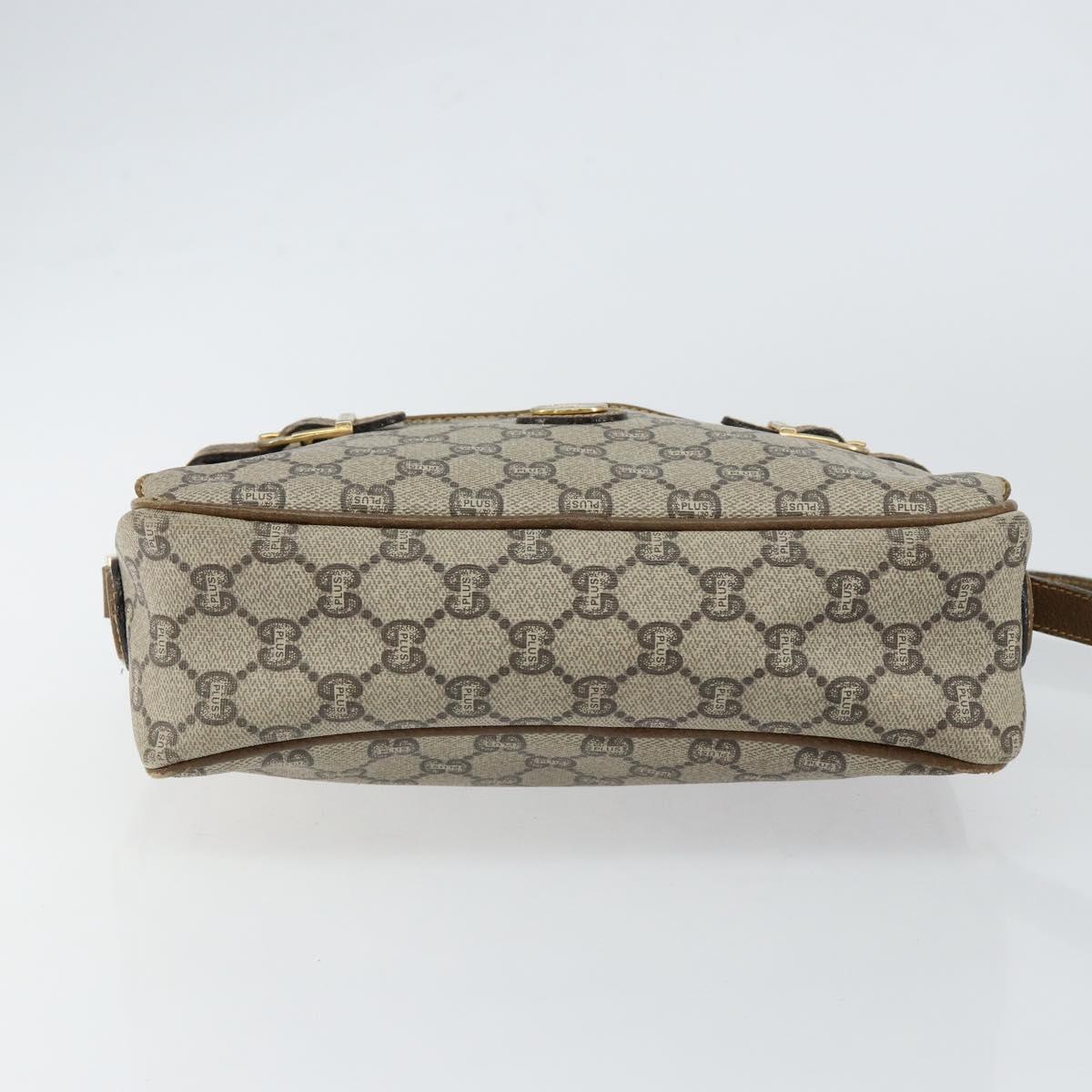 GUCCI GG Plus Supreme Shoulder Bag PVC Beige Gold Auth ep11624 - Jerrillo image 5