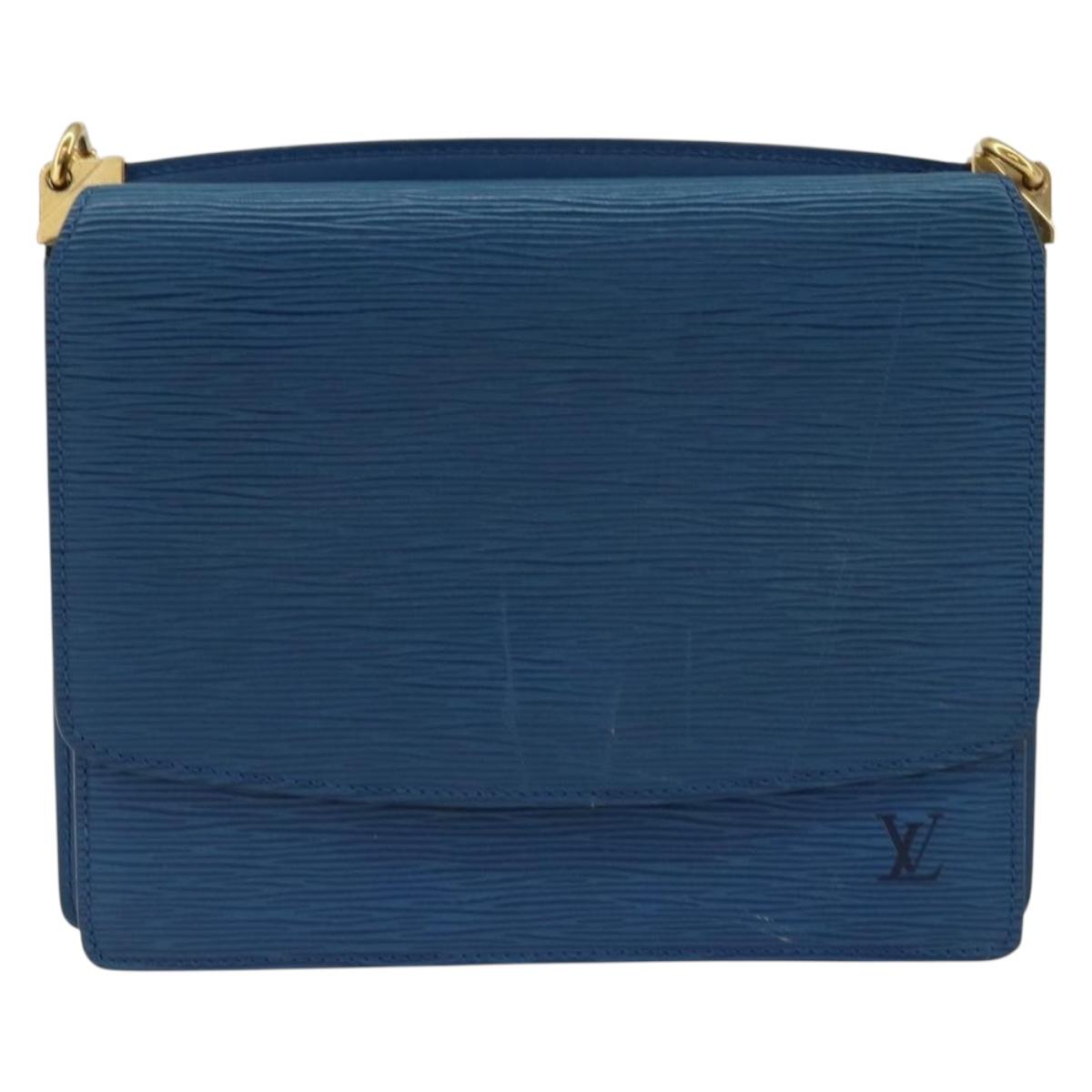 LOUIS VUITTON Epi Grenel Shoulder Bag Blue M52362 LV Auth ep11728 - Jerrillo image 2
