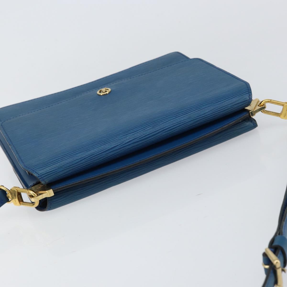 LOUIS VUITTON Epi Grenel Shoulder Bag Blue M52362 LV Auth ep11728 - Jerrillo image 6
