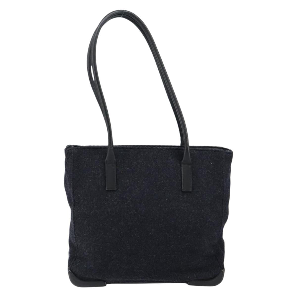 PRADA Tote Bag Wool Gray Auth ep11742 - Jerrillo image 3