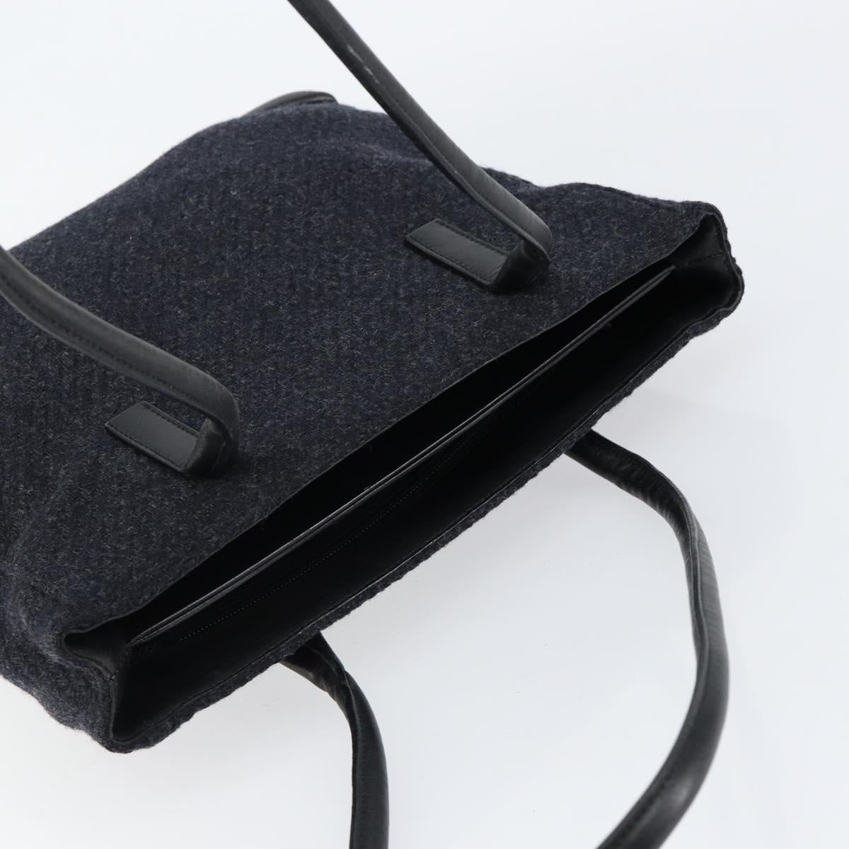PRADA Tote Bag Wool Gray Auth ep11742 - Jerrillo image 7