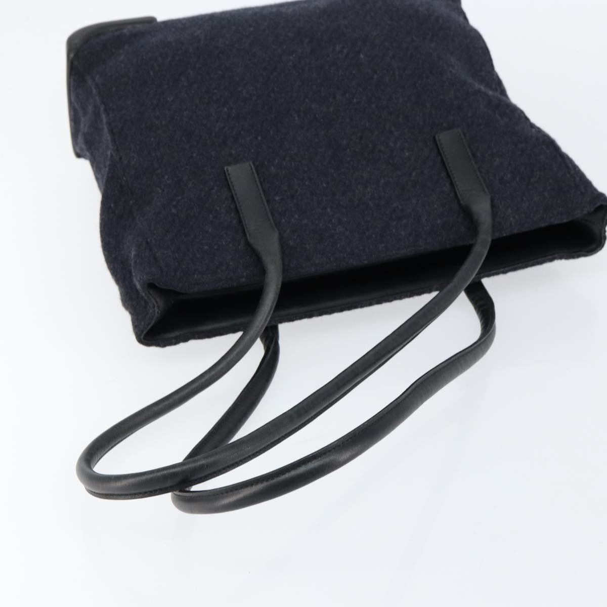 PRADA Tote Bag Wool Gray Auth ep11742 - Jerrillo image 8