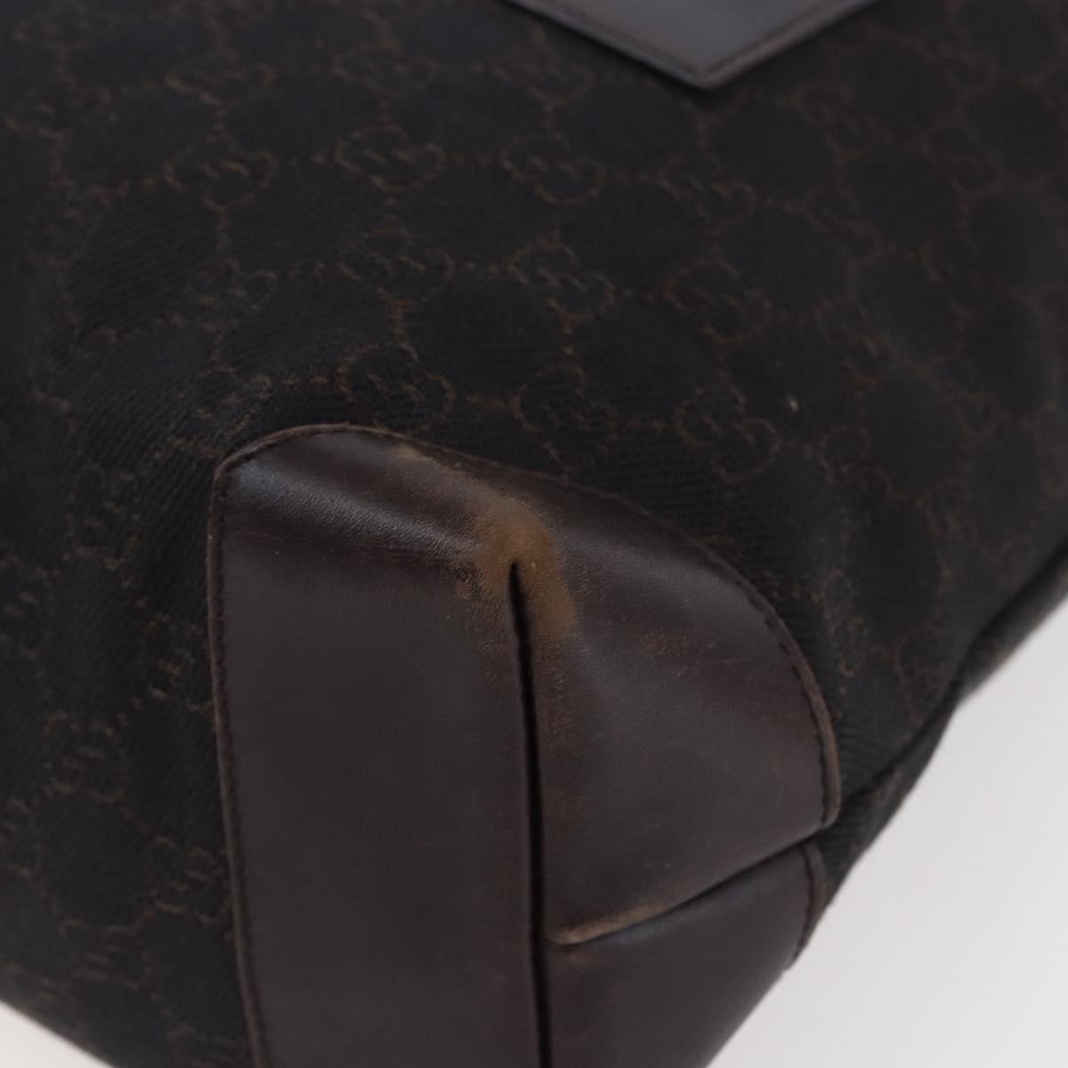 GUCCI GG Canvas Tote Bag Dark Brown 28892 00 Auth ep11898 - Jerrillo image 9