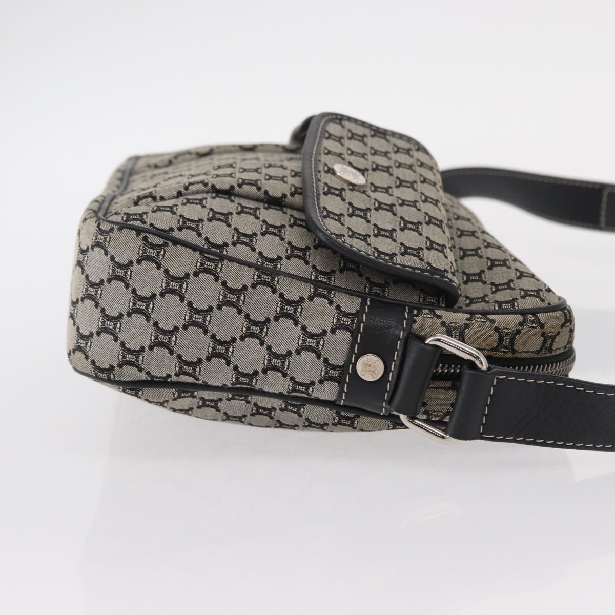 CELINE Macadam Canvas Shoulder Bag Gray Silver Auth ep11913 - Jerrillo image 3