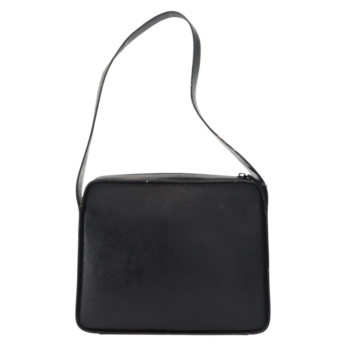 GUCCI Shoulder Bag Patent leather Black Silver 001 3032 Auth ep11927 - Jerrillo image 2
