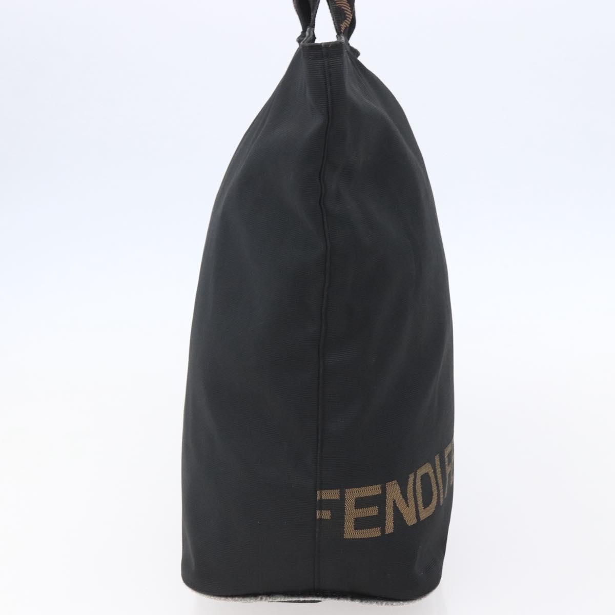 FENDI Hand Bag Nylon Black Auth ep11928 - Jerrillo image 3