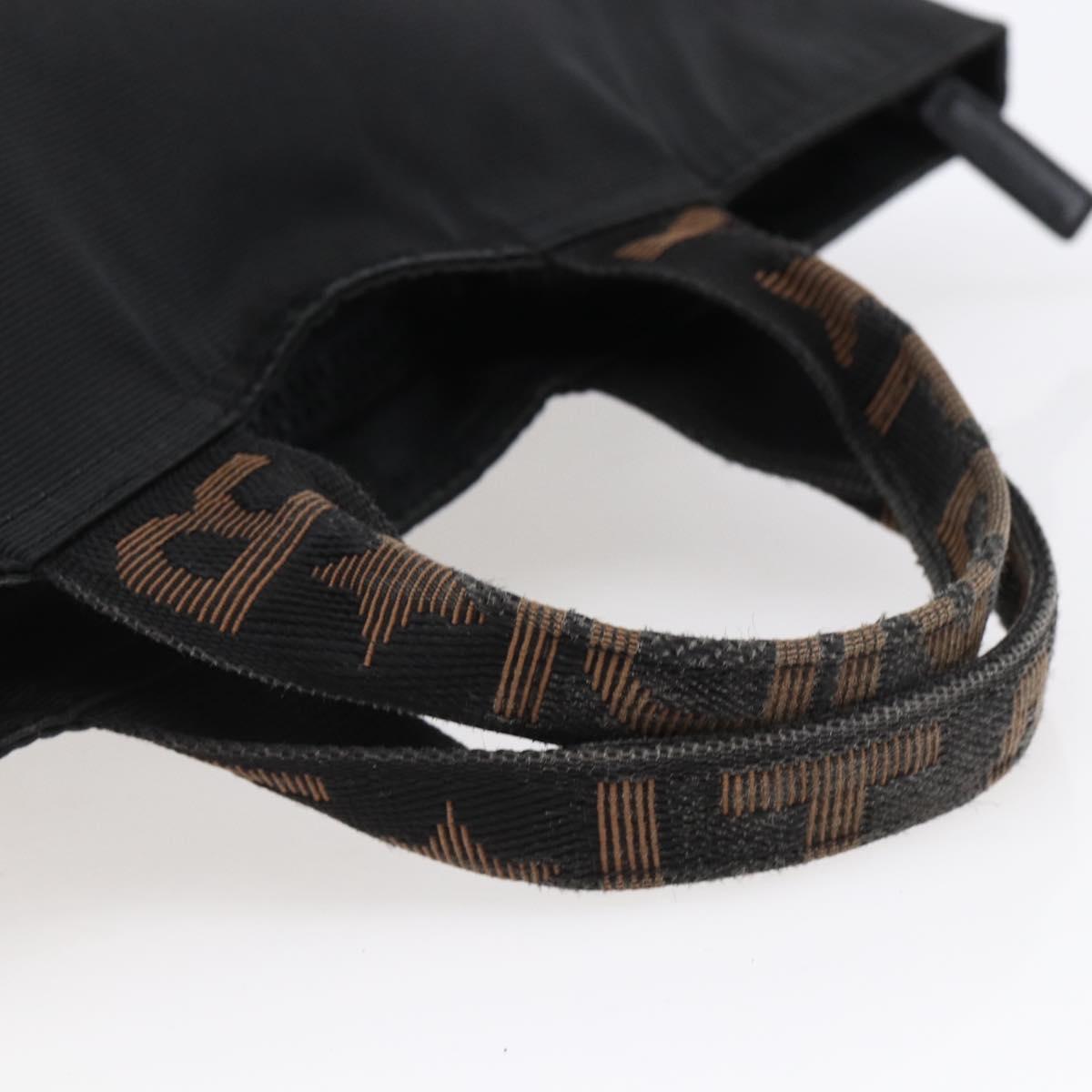 FENDI Hand Bag Nylon Black Auth ep11928 - Jerrillo image 7