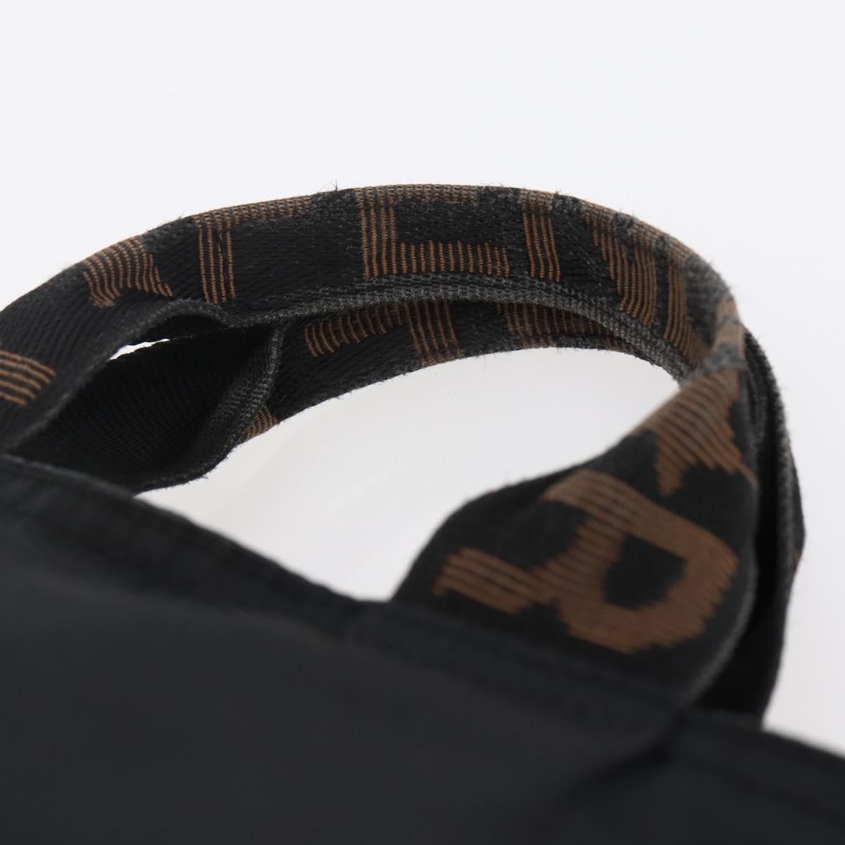 FENDI Hand Bag Nylon Black Auth ep11928 - Jerrillo image 8
