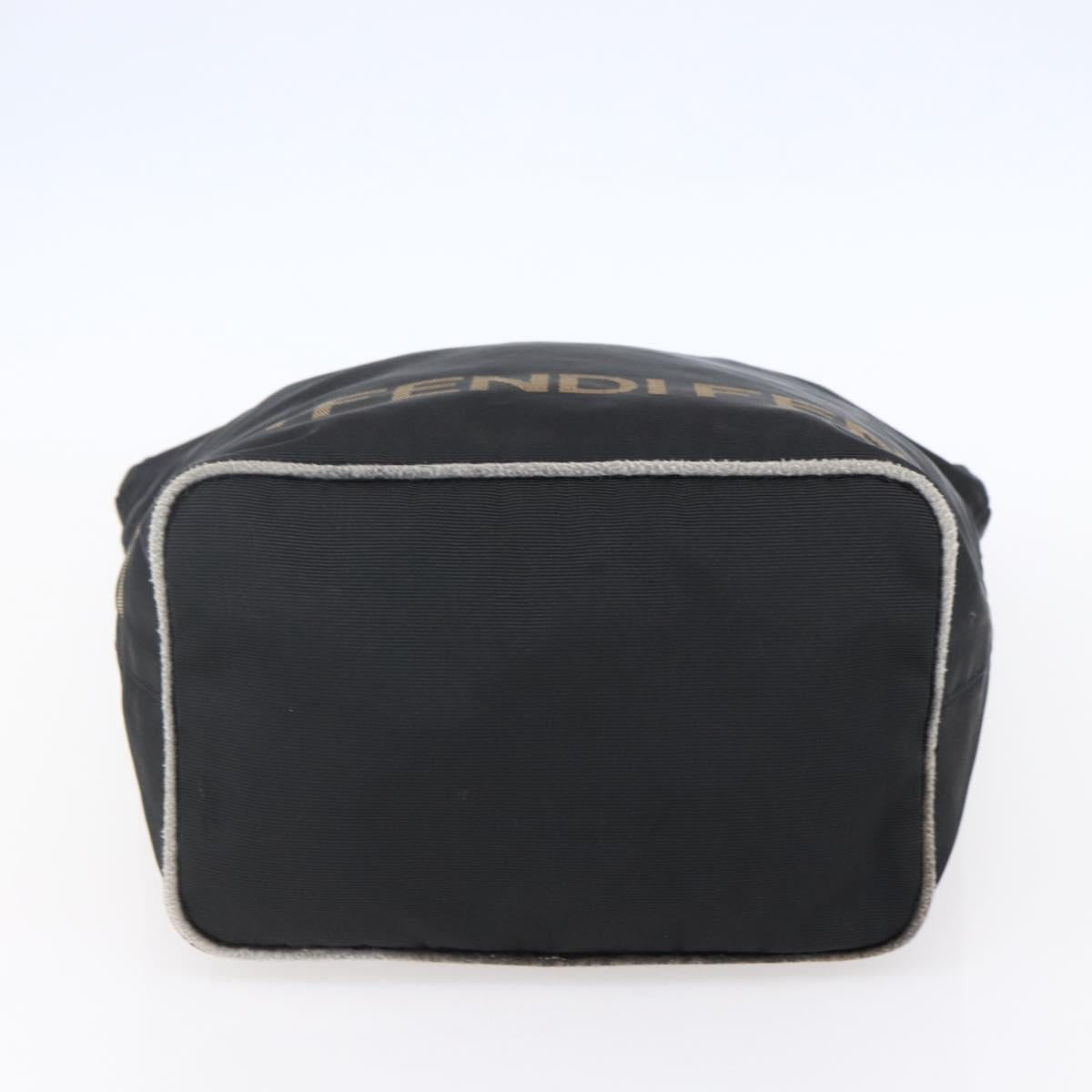 FENDI Hand Bag Nylon Black Auth ep11928 - Jerrillo image 5
