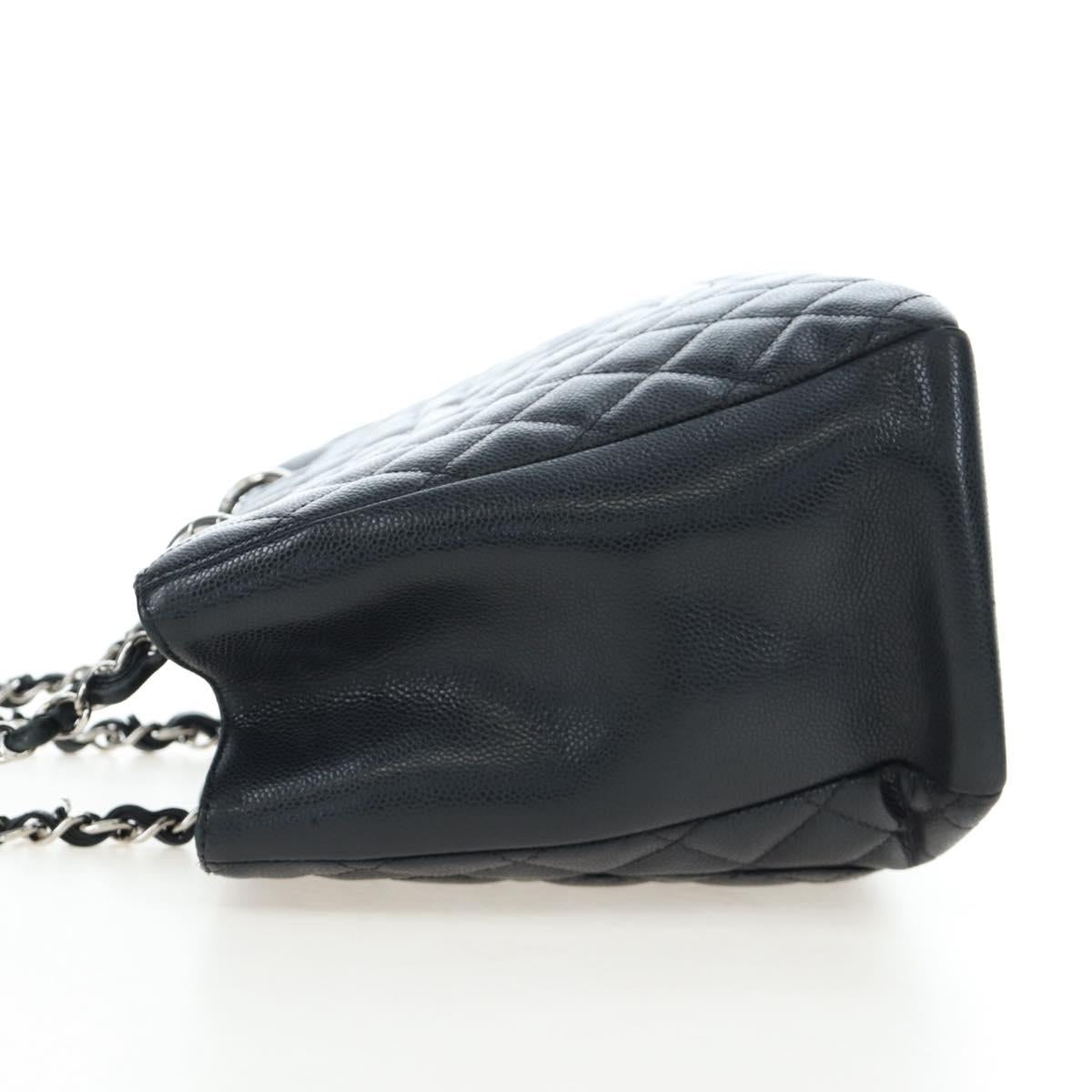 CHANEL Matelasse COCO Mark Chain Bag Caviar Skin Black Silver CC Auth ep15633V - Jerrillo image 3