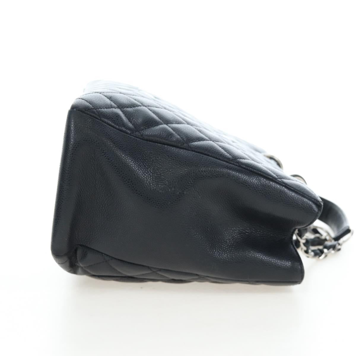 CHANEL Matelasse COCO Mark Chain Bag Caviar Skin Black Silver CC Auth ep15633V - Jerrillo image 4