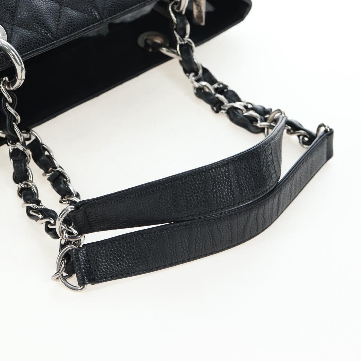 CHANEL Matelasse COCO Mark Chain Bag Caviar Skin Black Silver CC Auth ep15633V - Jerrillo image 8