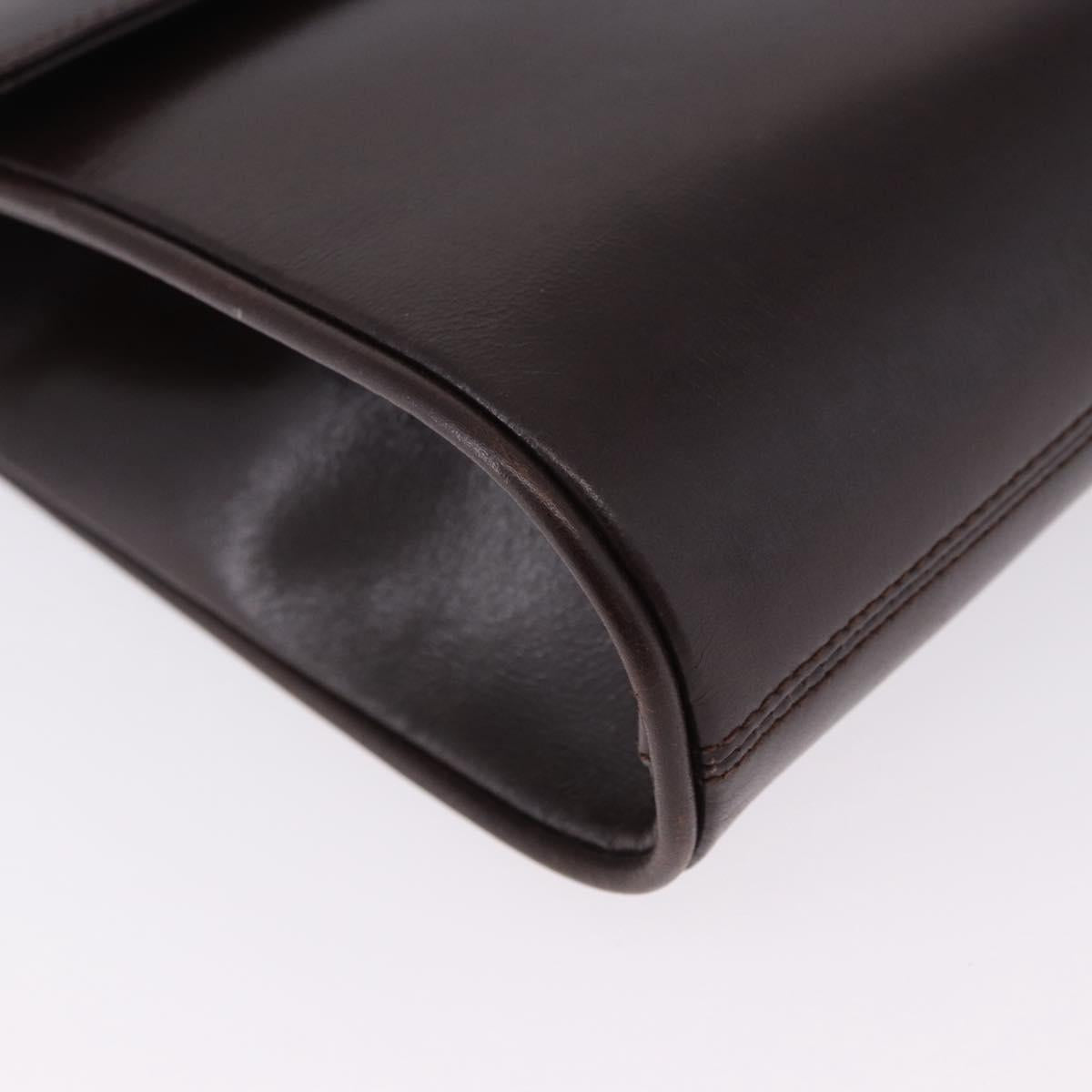 GUCCI Shoulder Bag Leather Brown Silver 004 01 0296 Auth ep15780 - Jerrillo image 9