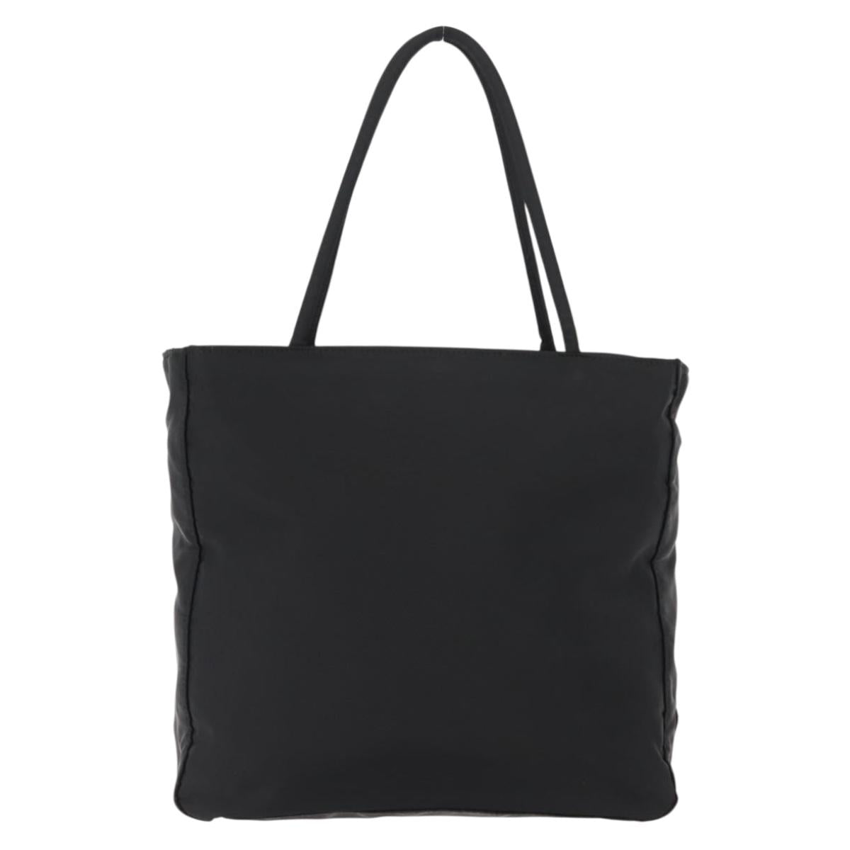 PRADA Tote Bag Nylon Black Silver Auth gh1067 - Jerrillo image 2