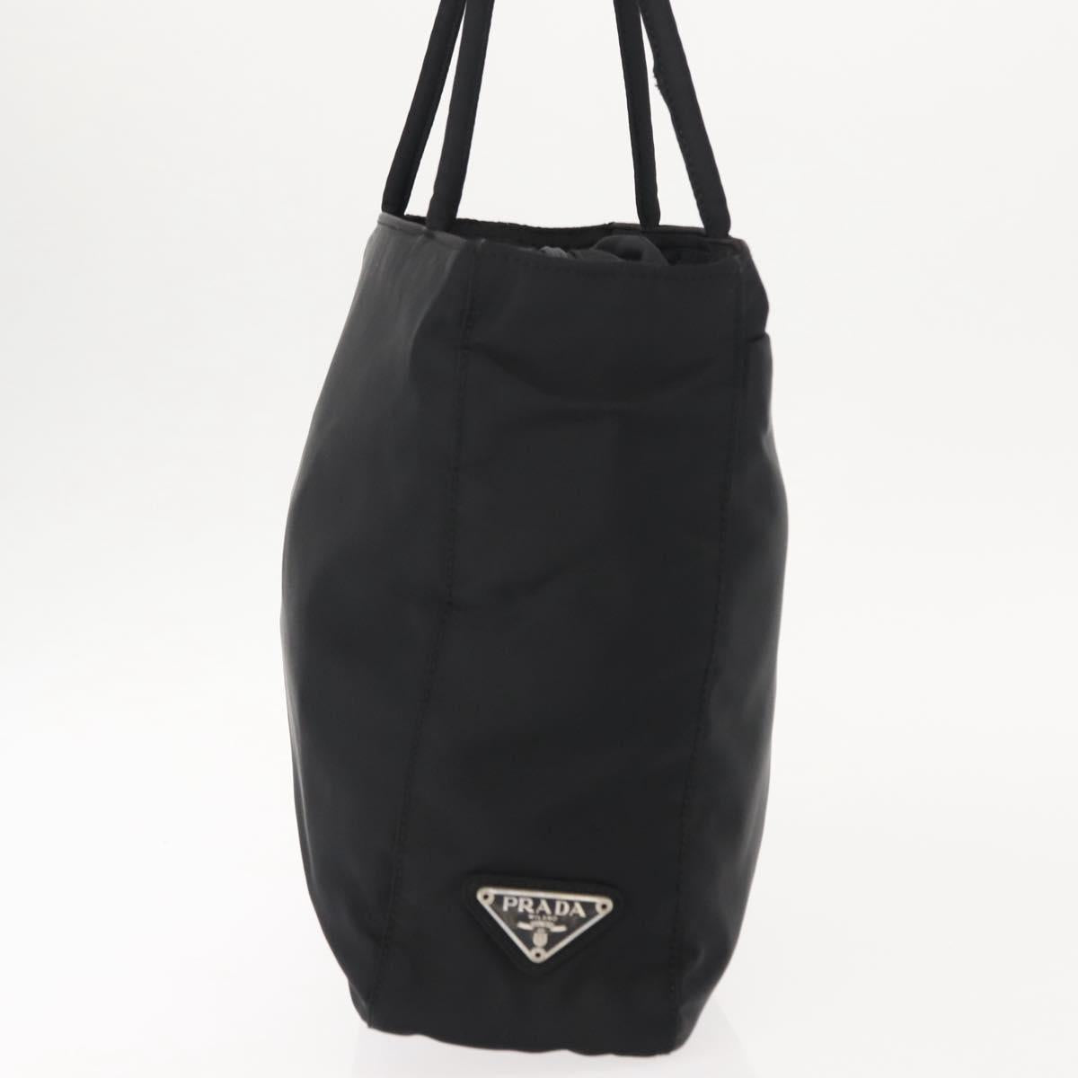 PRADA Tote Bag Nylon Black Silver Auth gh1067 - Jerrillo image 4