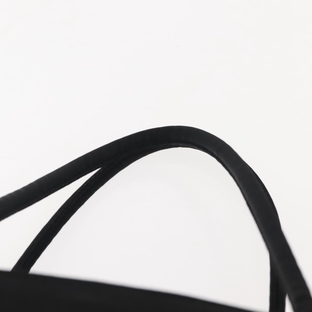 PRADA Tote Bag Nylon Black Silver Auth gh1067 - Jerrillo image 8