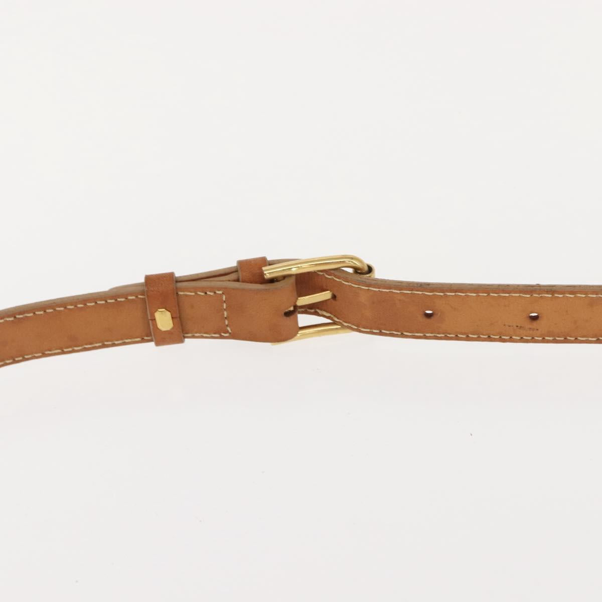 CELINE Macadam Canvas Shoulder Bag PVC Leather Brown Gold Auth gh1088 - Jerrillo image 8