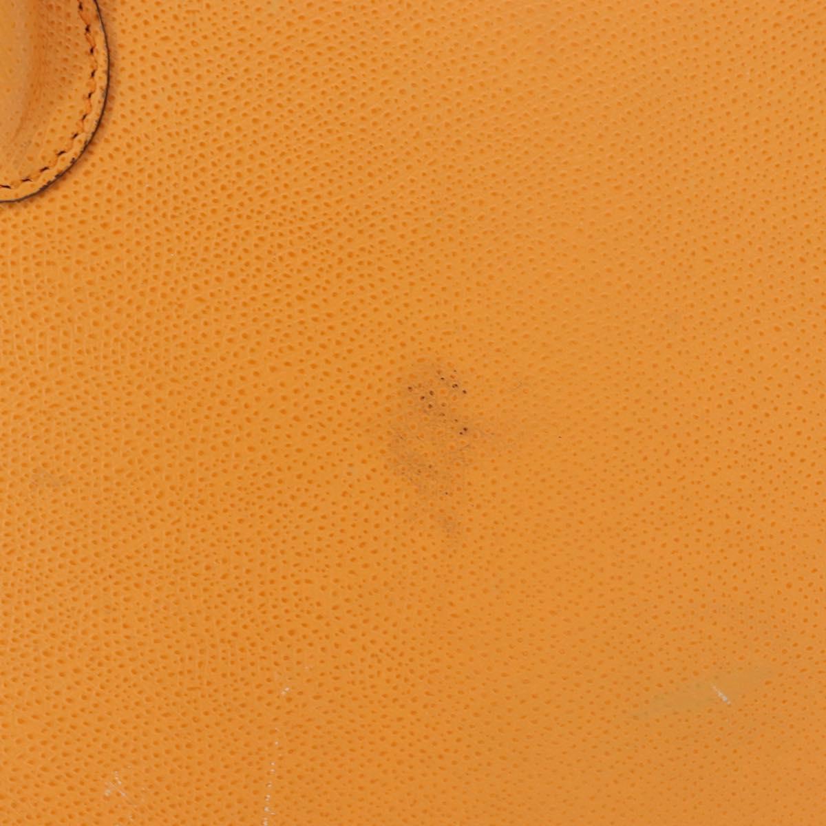 CELINE Hand Bag Leather Yellow Gold Auth gh1094 - Jerrillo image 4