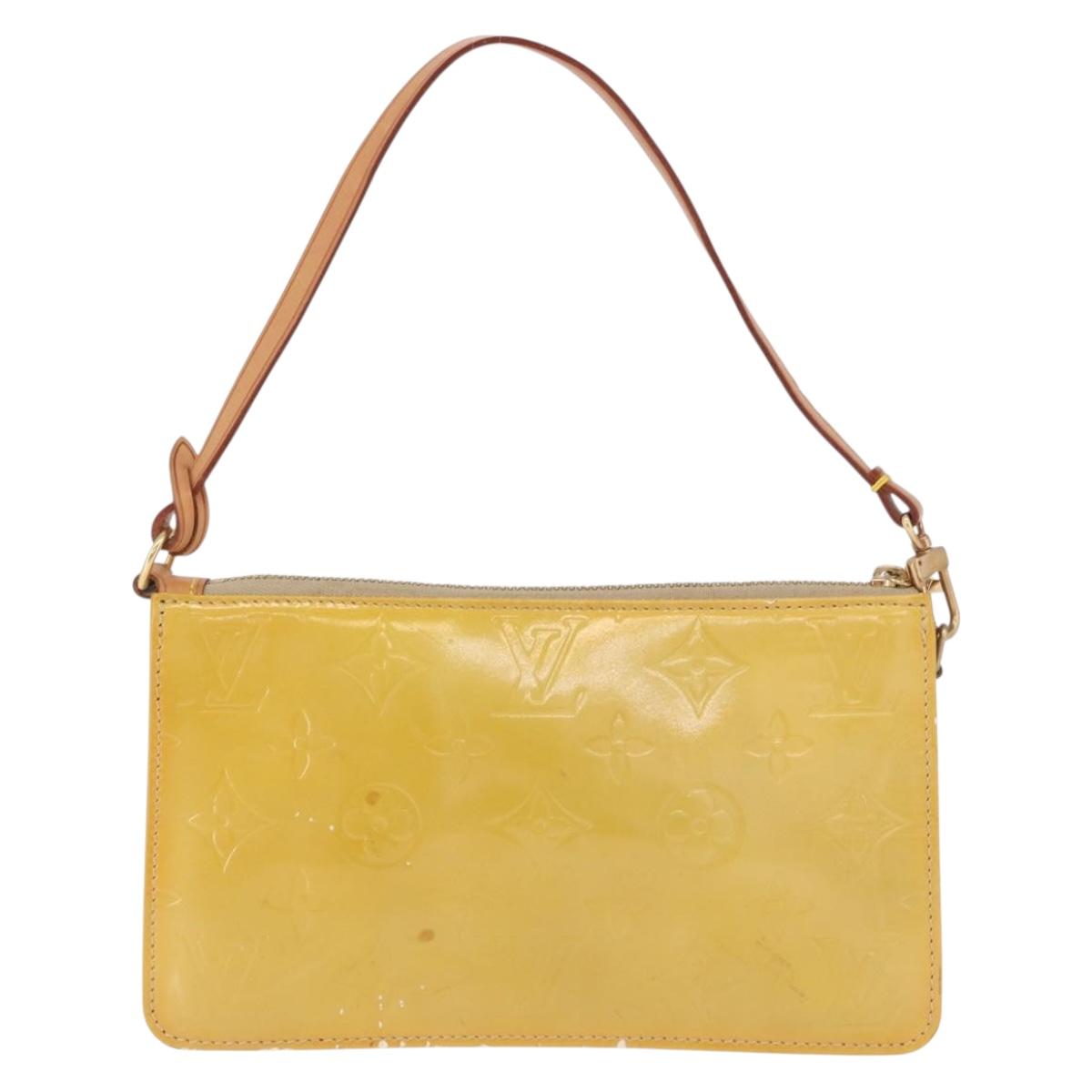 LOUIS VUITTON Monogram Vernis Lexington Accessory Pouch Beige M91010 Auth gh2259 - Jerrillo image 2