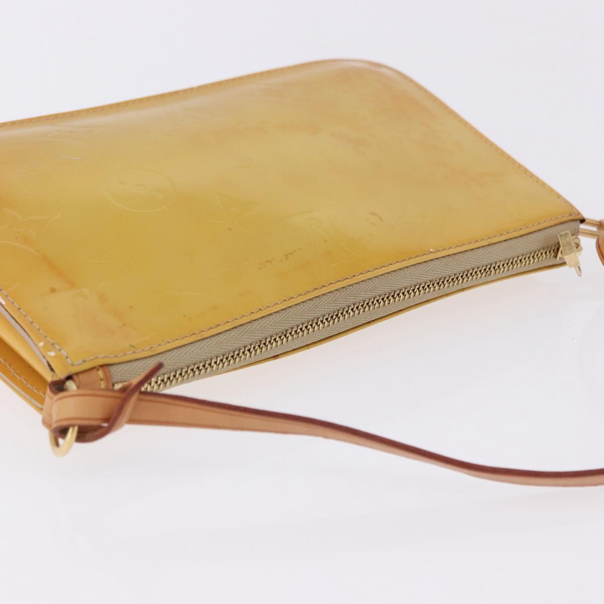 LOUIS VUITTON Monogram Vernis Lexington Accessory Pouch Beige M91010 Auth gh2259 - Jerrillo image 7