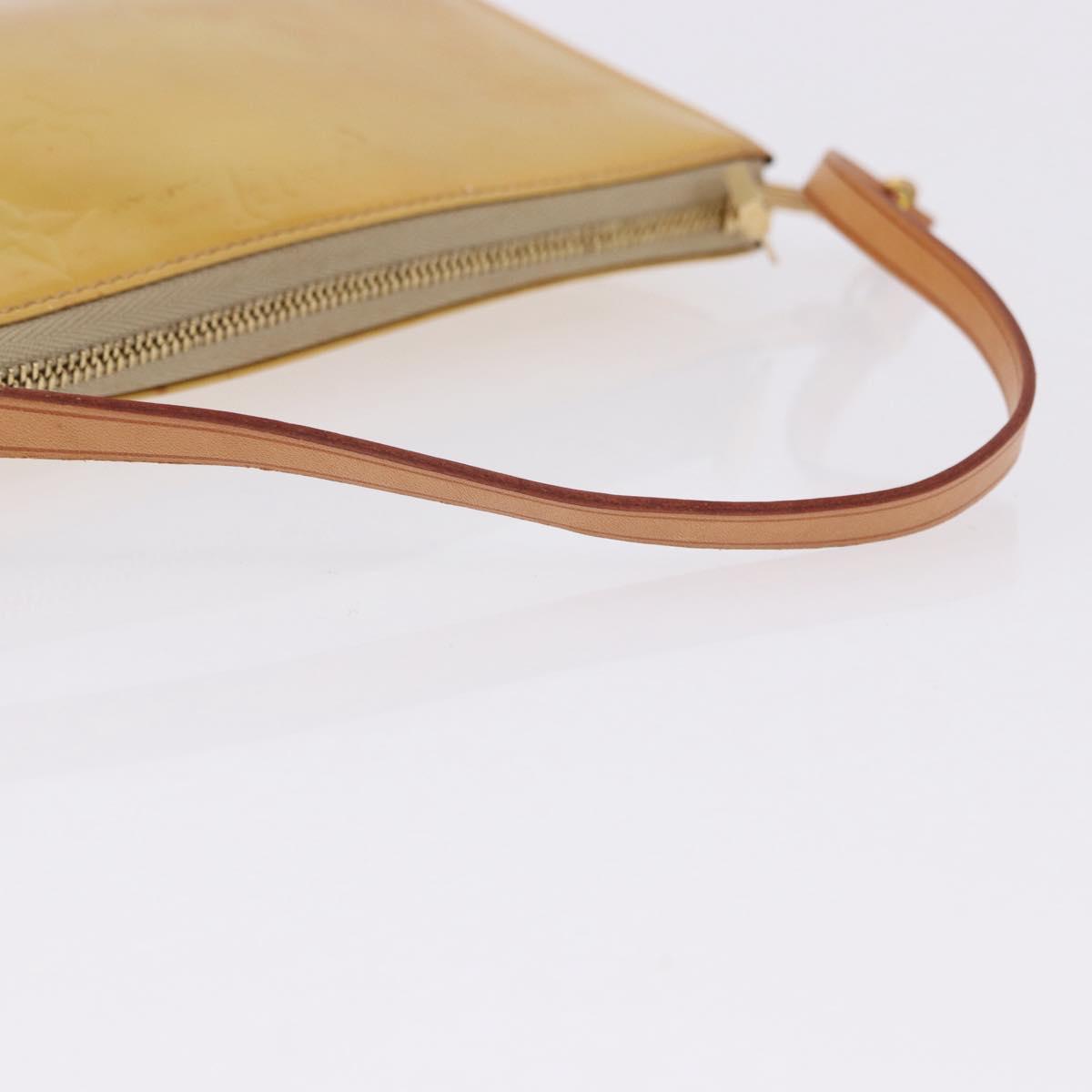 LOUIS VUITTON Monogram Vernis Lexington Accessory Pouch Beige M91010 Auth gh2259 - Jerrillo image 8