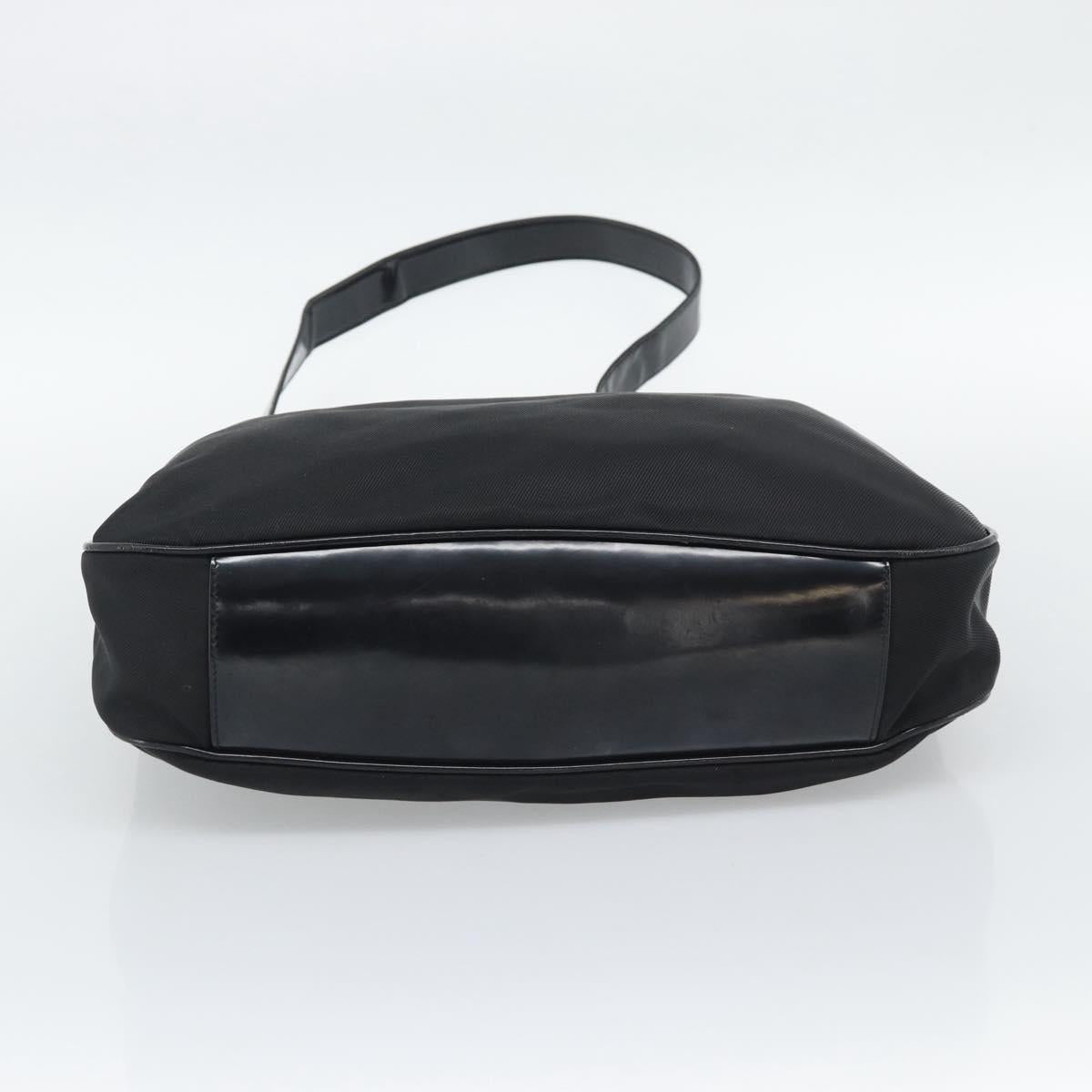 GUCCI Bamboo Hand Bag Nylon 2way Black Silver 001 1705 1577 Auth gh2326 - Jerrillo image 5