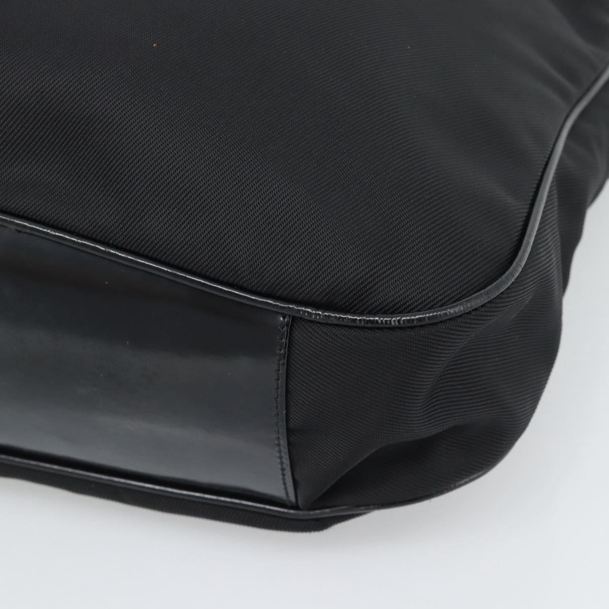 GUCCI Bamboo Hand Bag Nylon 2way Black Silver 001 1705 1577 Auth gh2326 - Jerrillo image 9