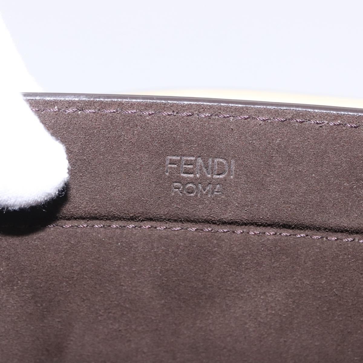 FENDI Tote Bag Leather Yellow Auth ka5585V - Jerrillo image 10